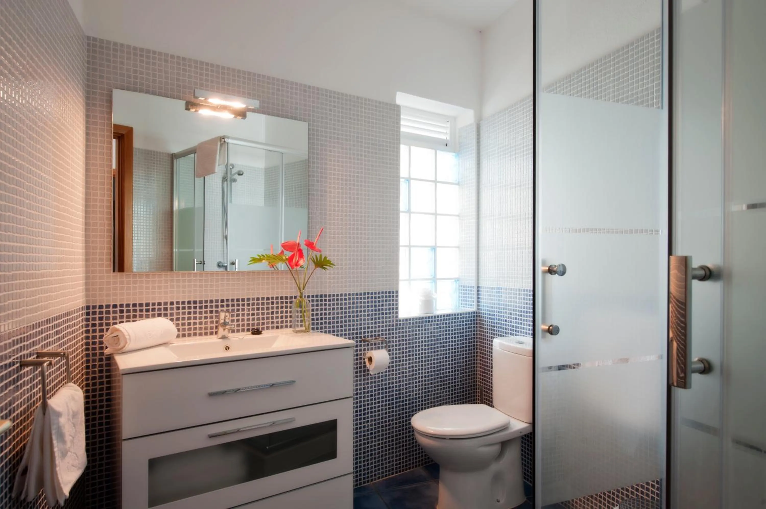 Bathroom in Apartamentos Adjovimar