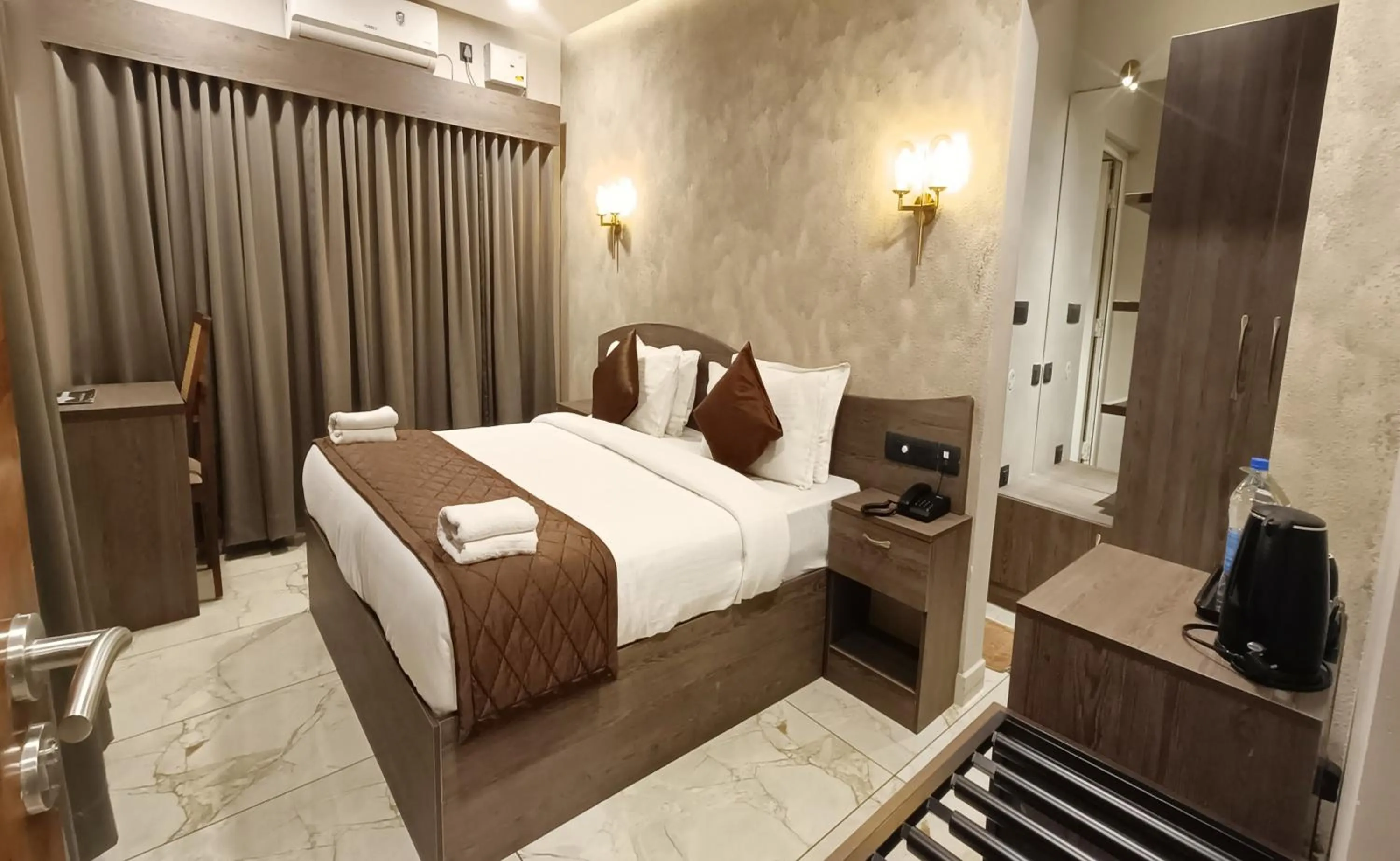 Bed in Palette Hill View Resorts Vagamon