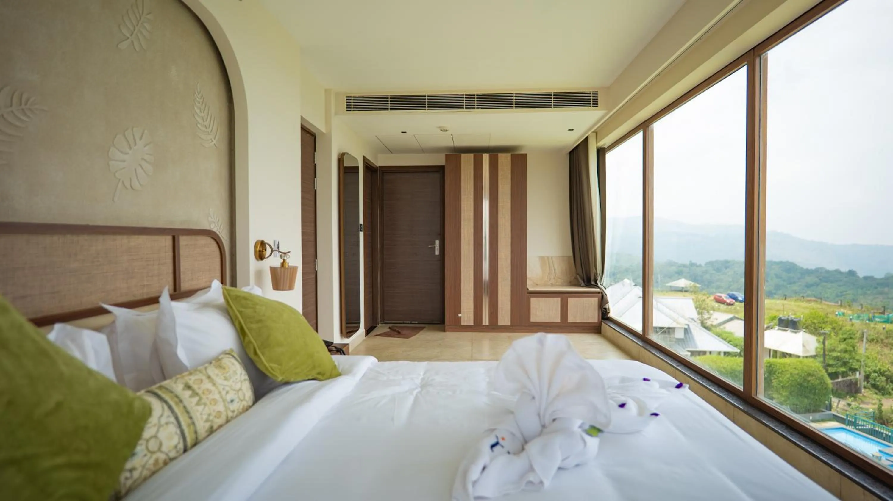 Natural landscape, Bed in Palette Hill View Resorts Vagamon