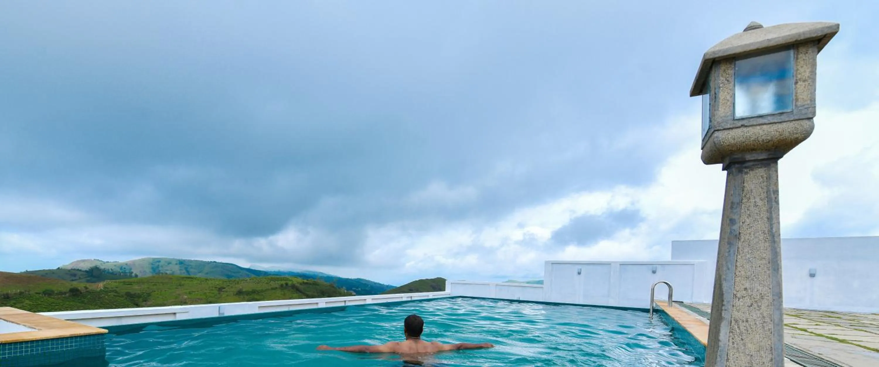 Swimming pool in Palette Hill View Resorts Vagamon