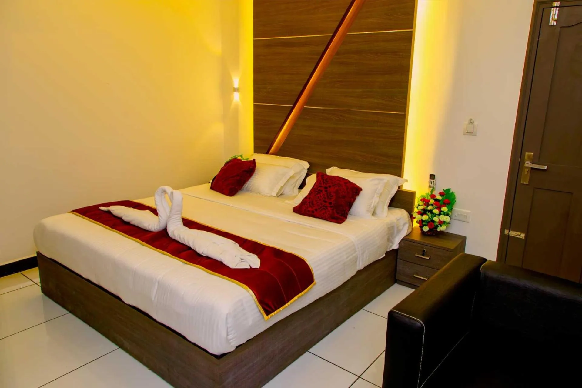Bed in Palette Hill View Resorts Vagamon