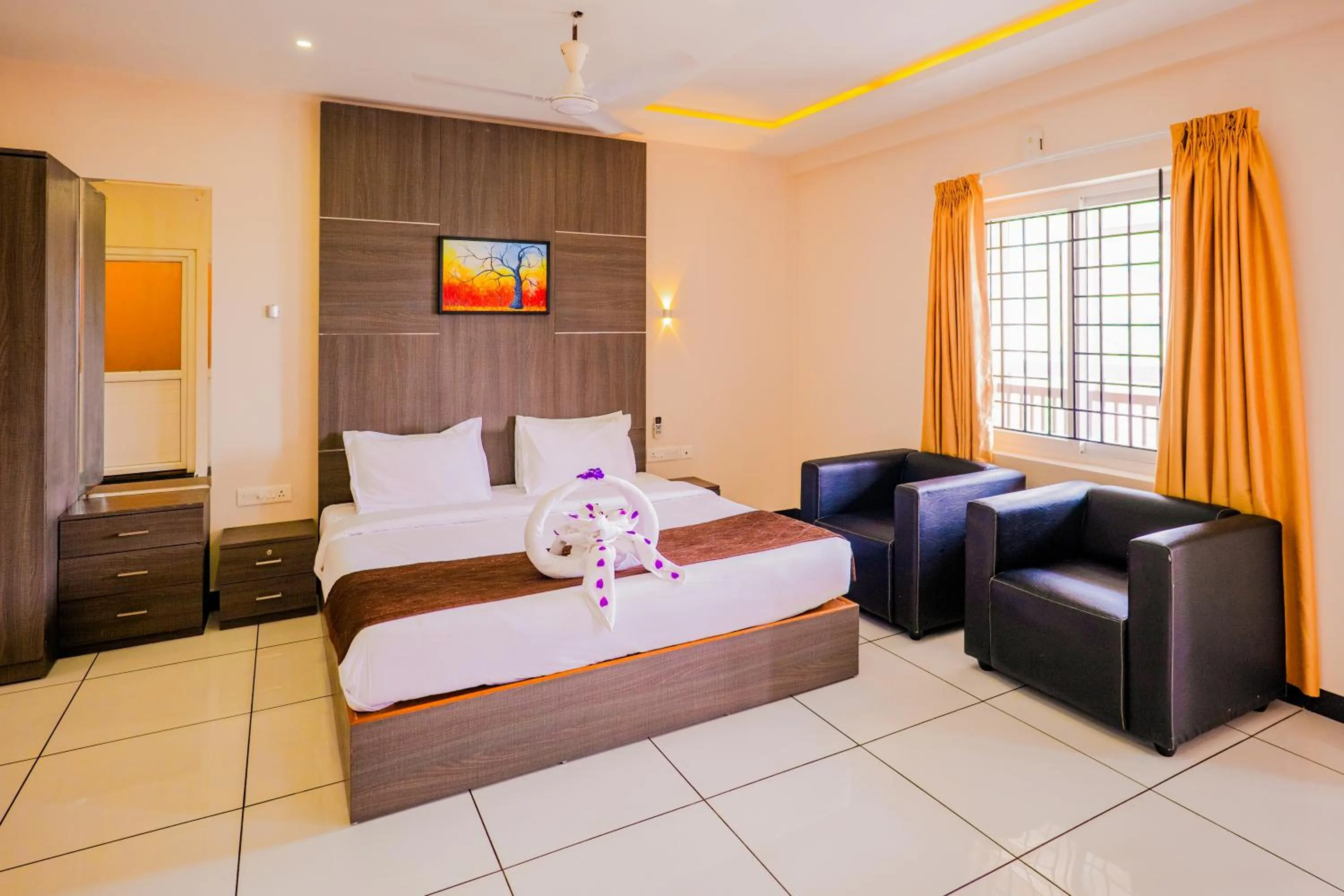 Bedroom, Bed in Palette Hill View Resorts Vagamon