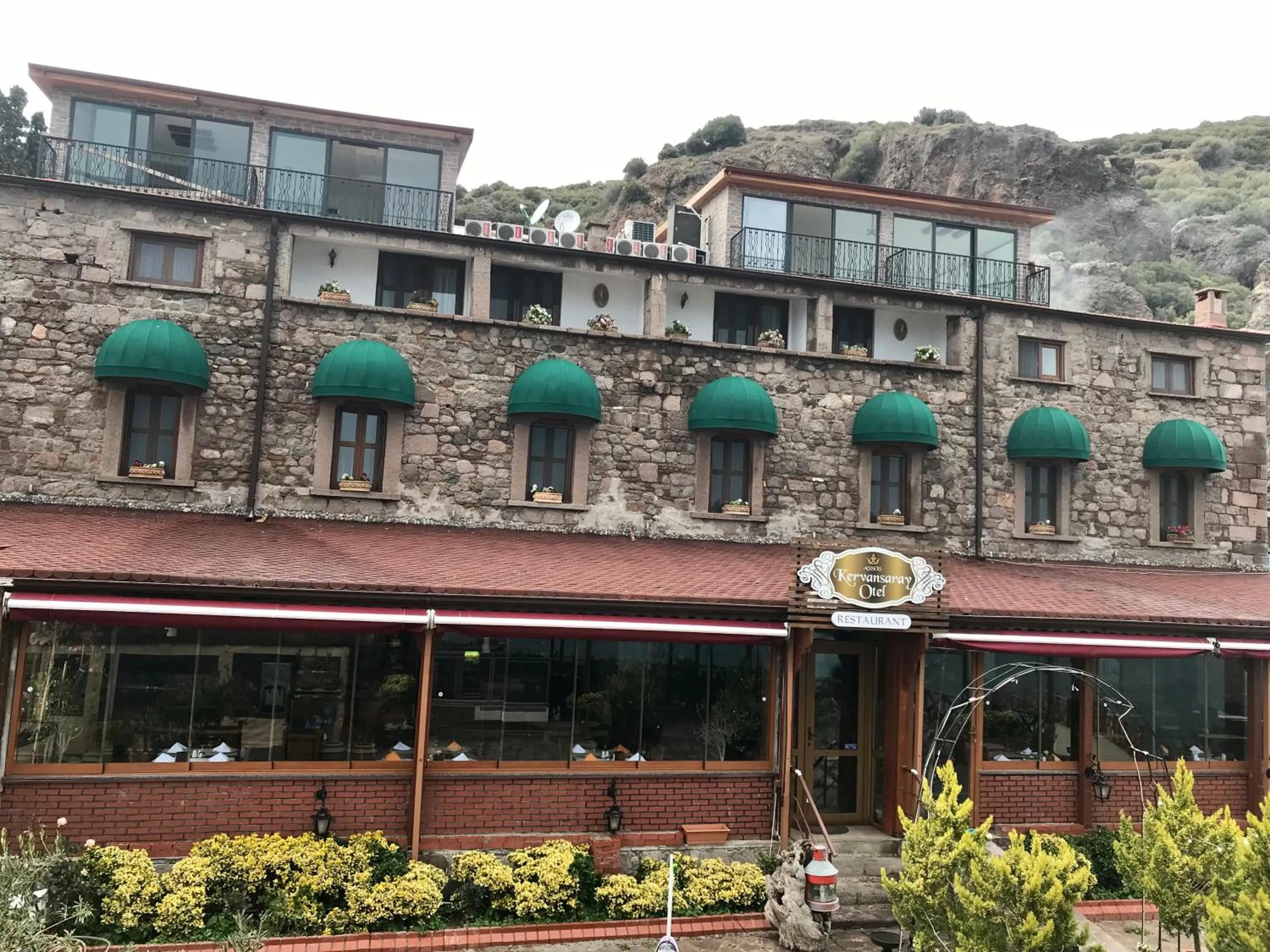 Facade/entrance in Assos Kervansaray Hotel - Special Category