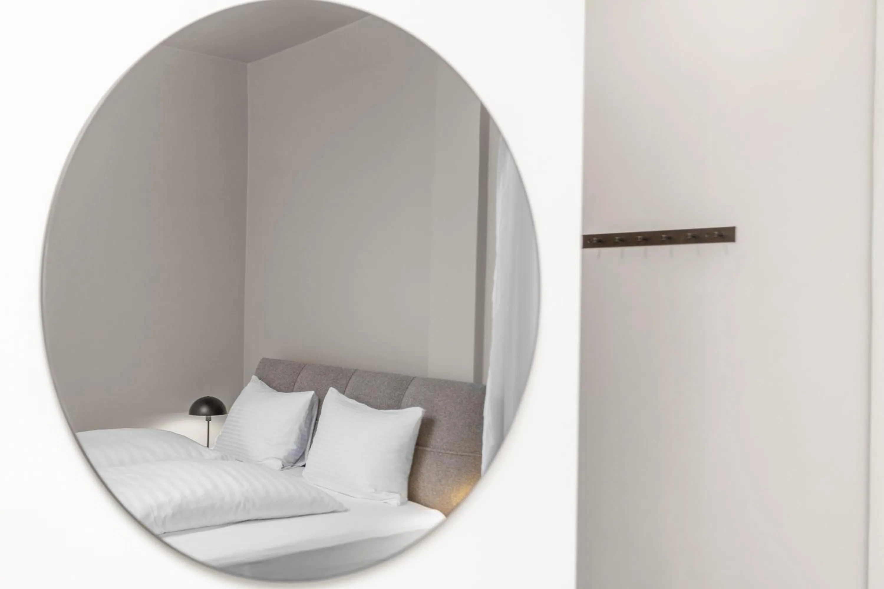 Bed in The Swan House by Heimaleiga