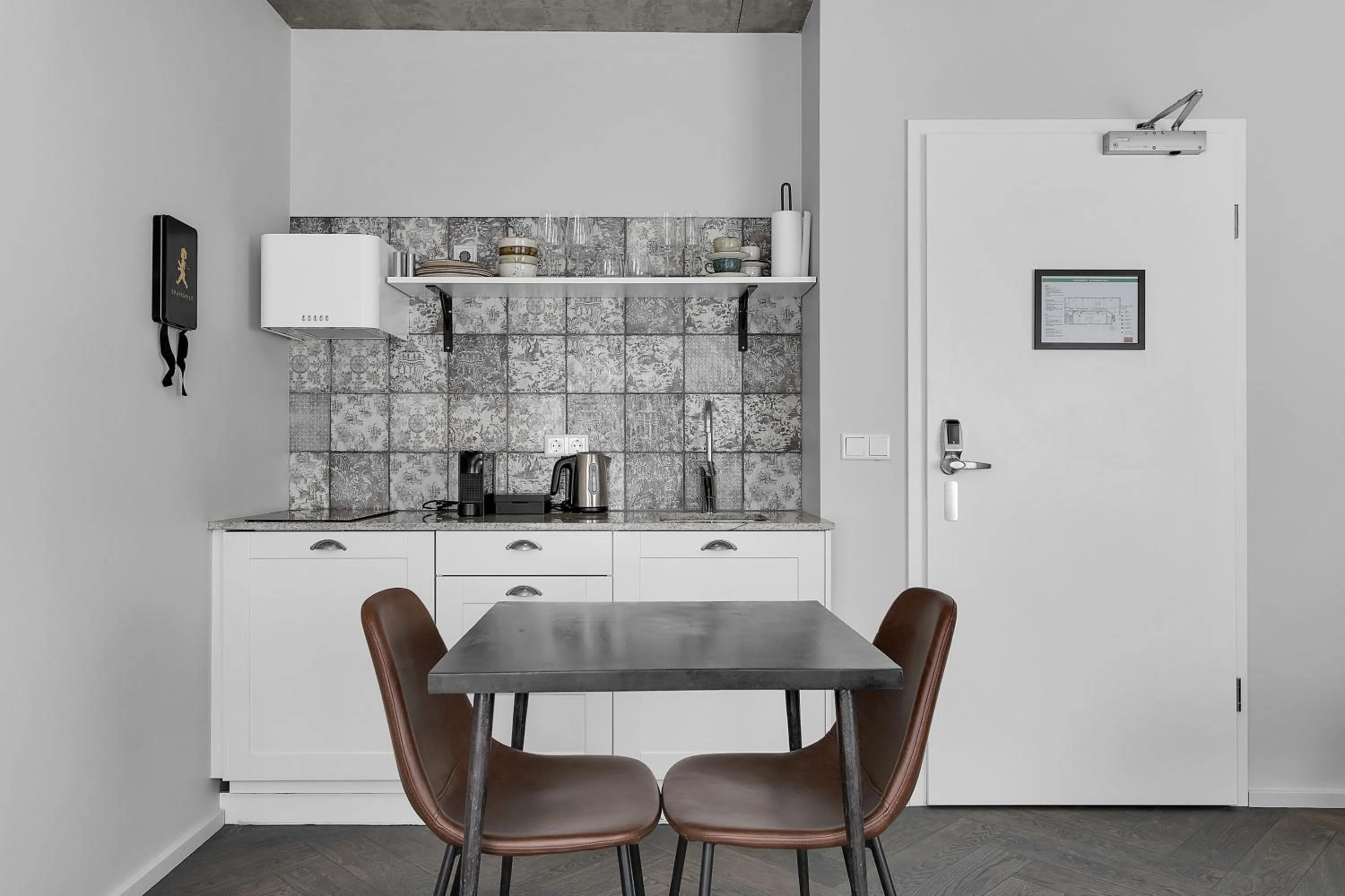 Kitchen or kitchenette in The Swan House by Heimaleiga