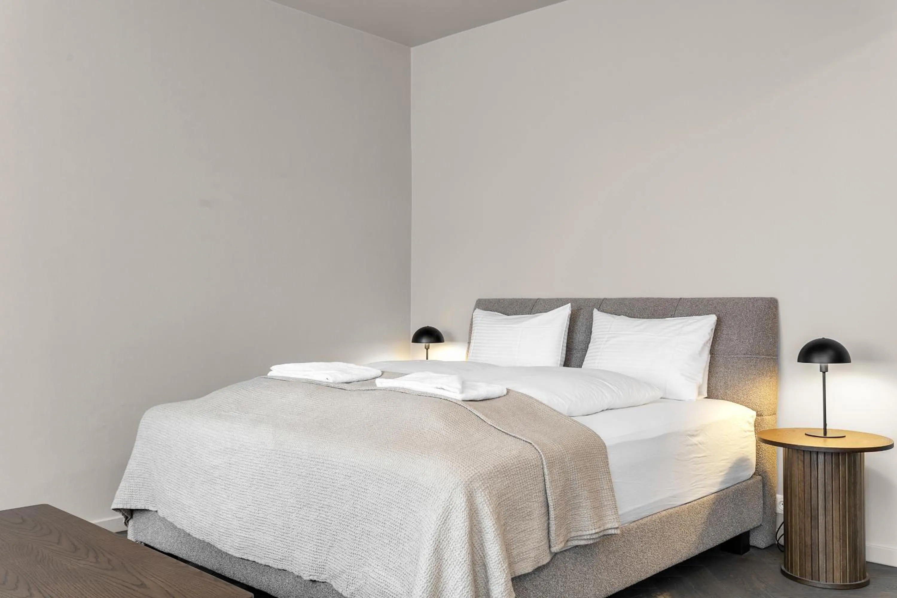 Bed in The Swan House by Heimaleiga