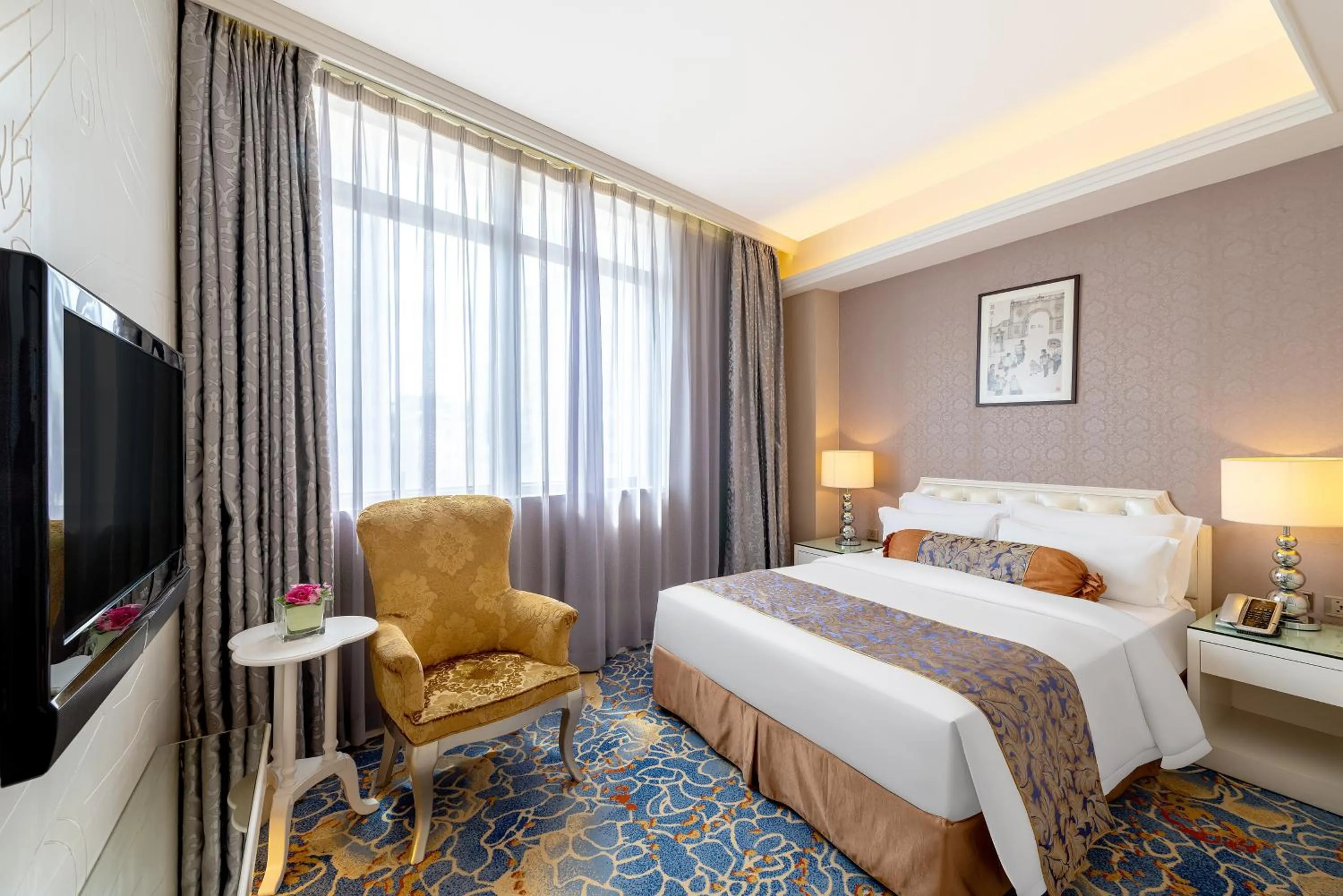 Bed in Hotel Metropole