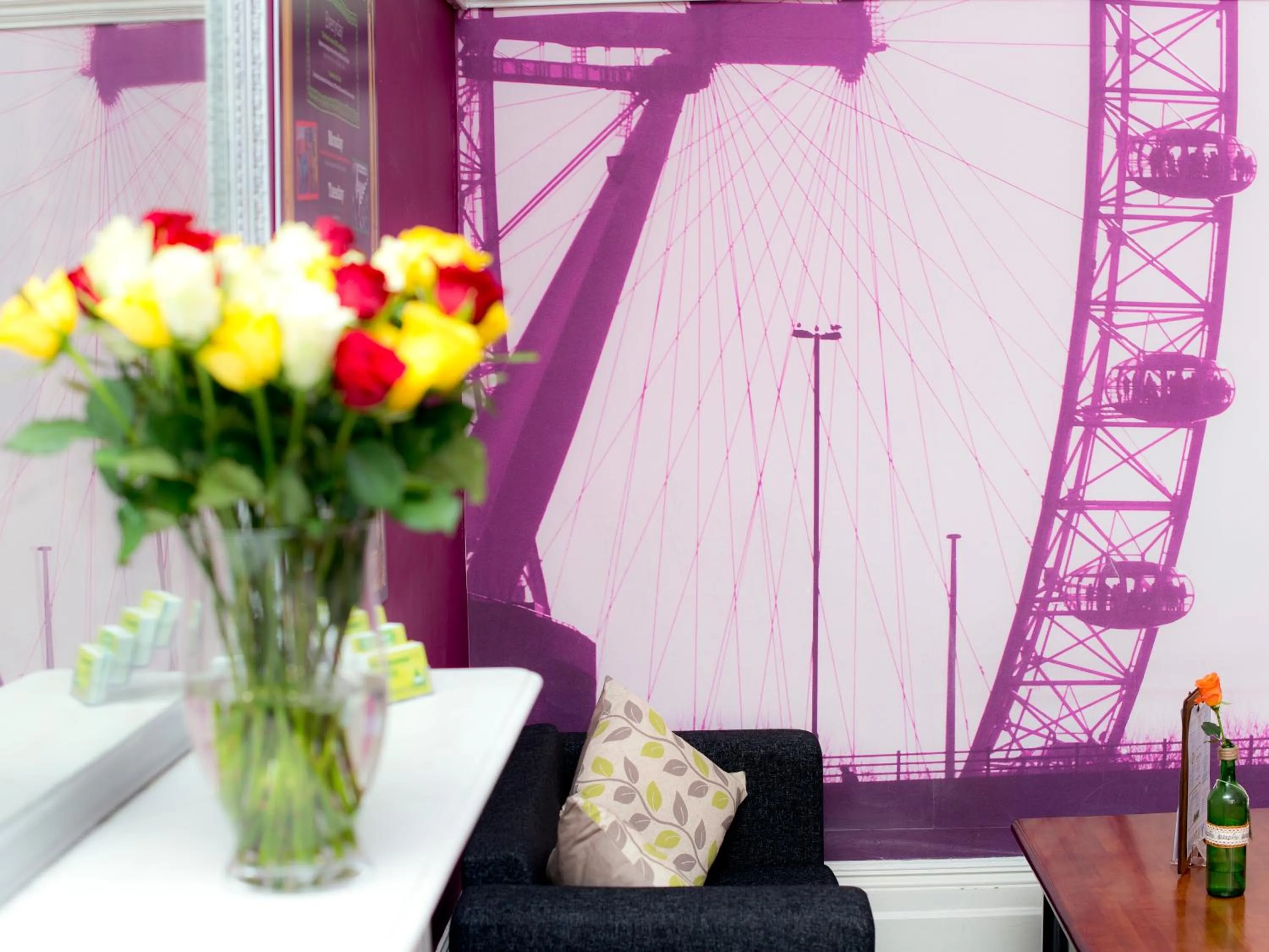 Decorative detail in YHA London Earl's Court