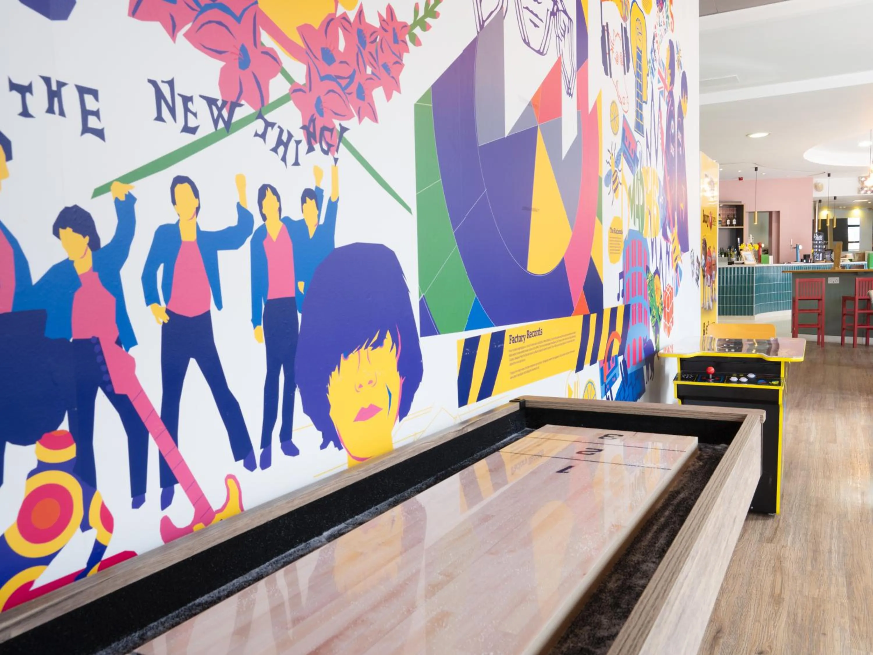 Game Room in YHA Manchester