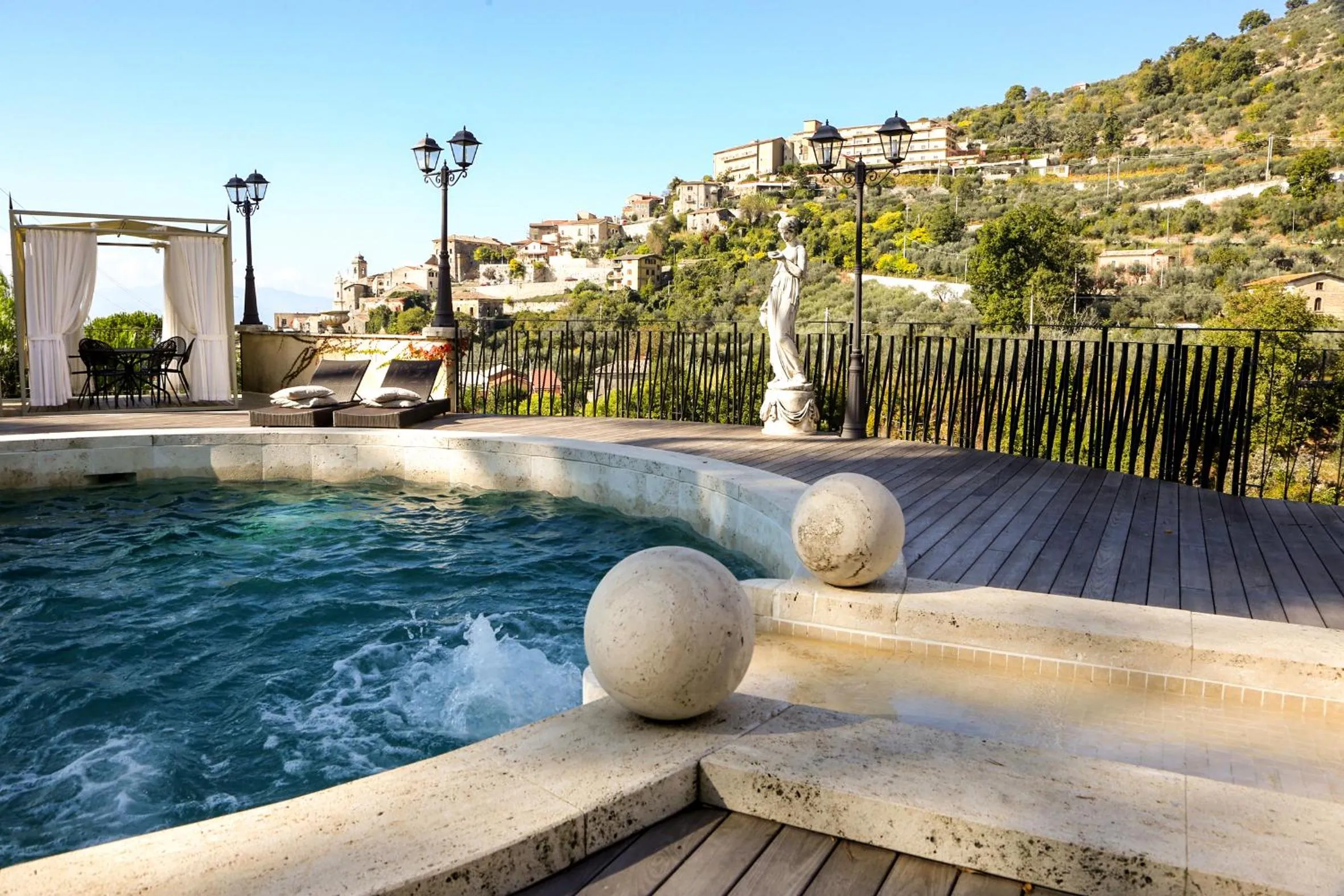 Bird's eye view in Villa Euchelia