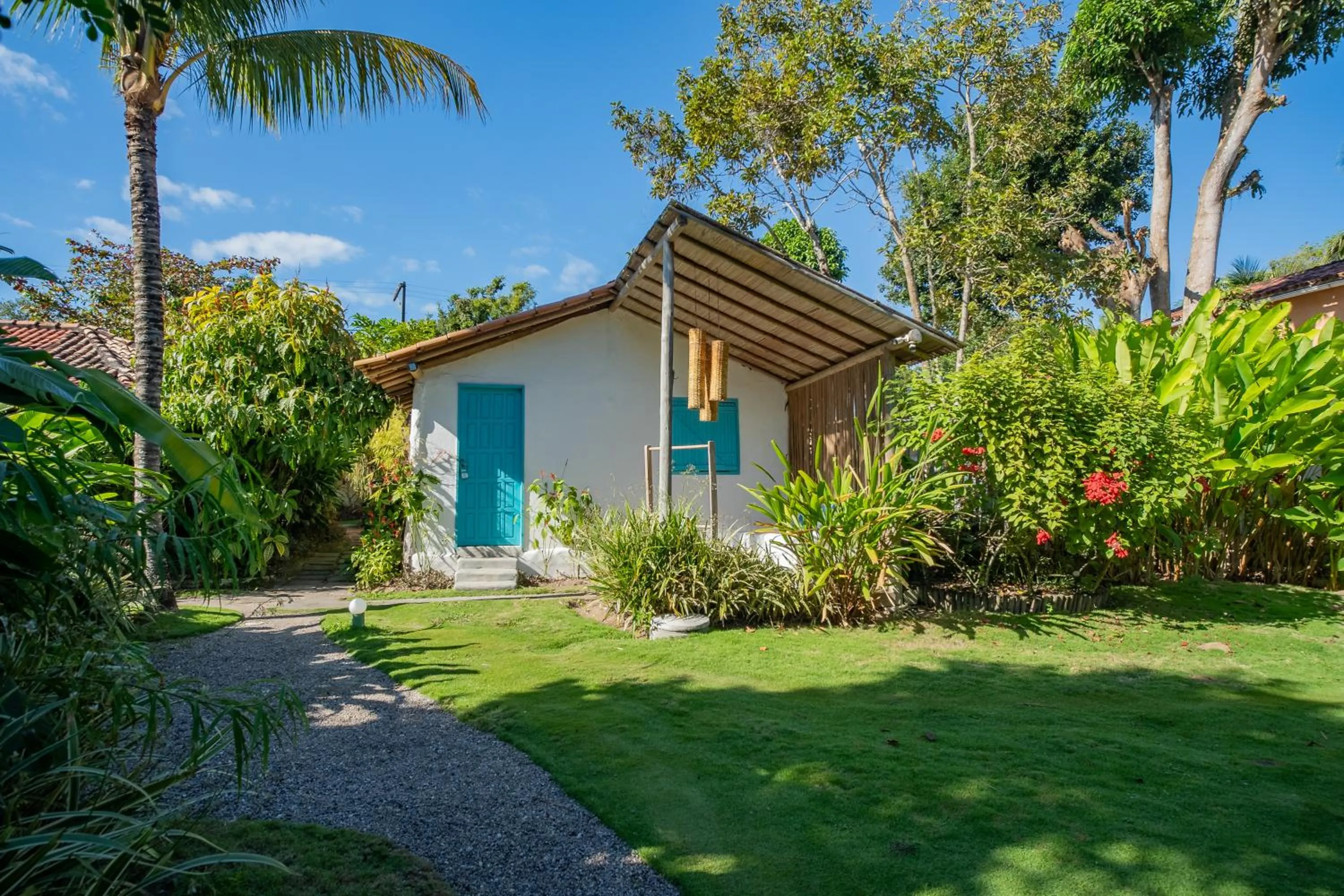 Garden view in Sueds Trancoso