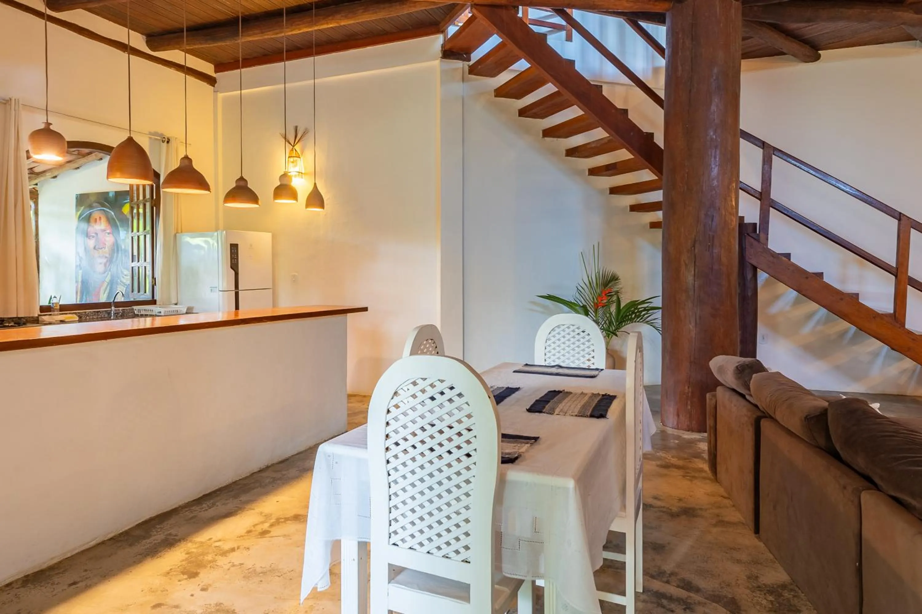 Kitchen or kitchenette in Sueds Trancoso