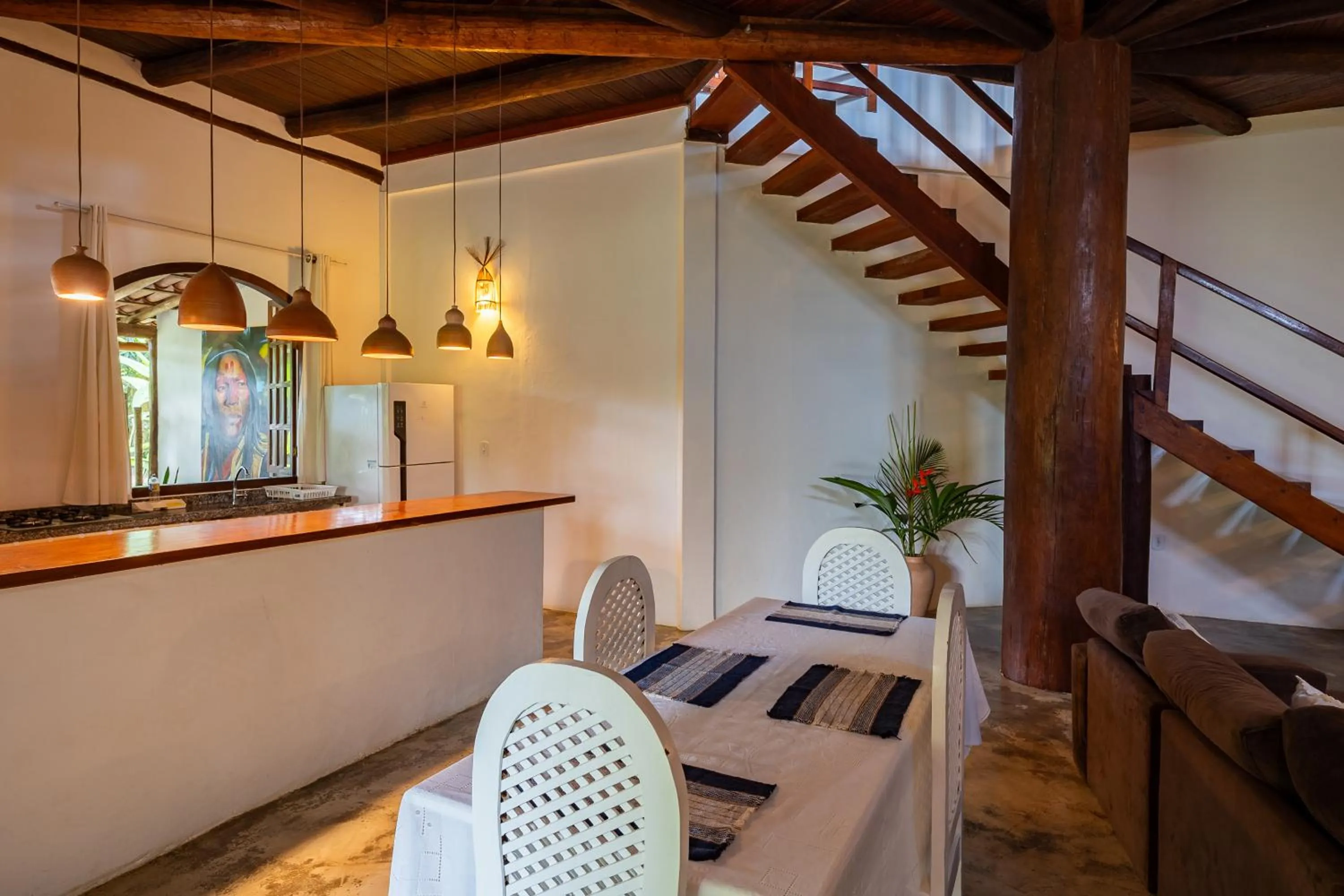 Kitchen or kitchenette in Sueds Trancoso