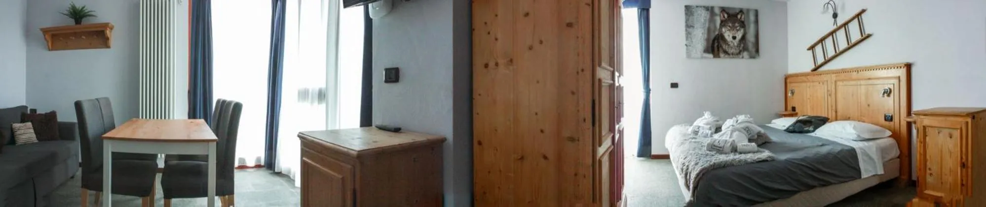 Bed in Shackleton Chalet