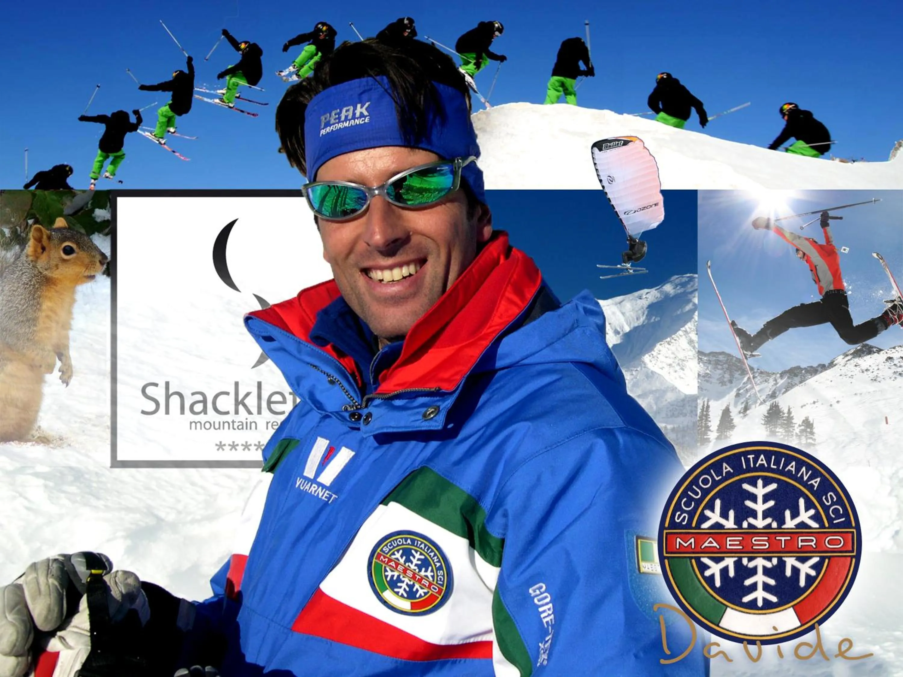 Skiing in Shackleton Chalet