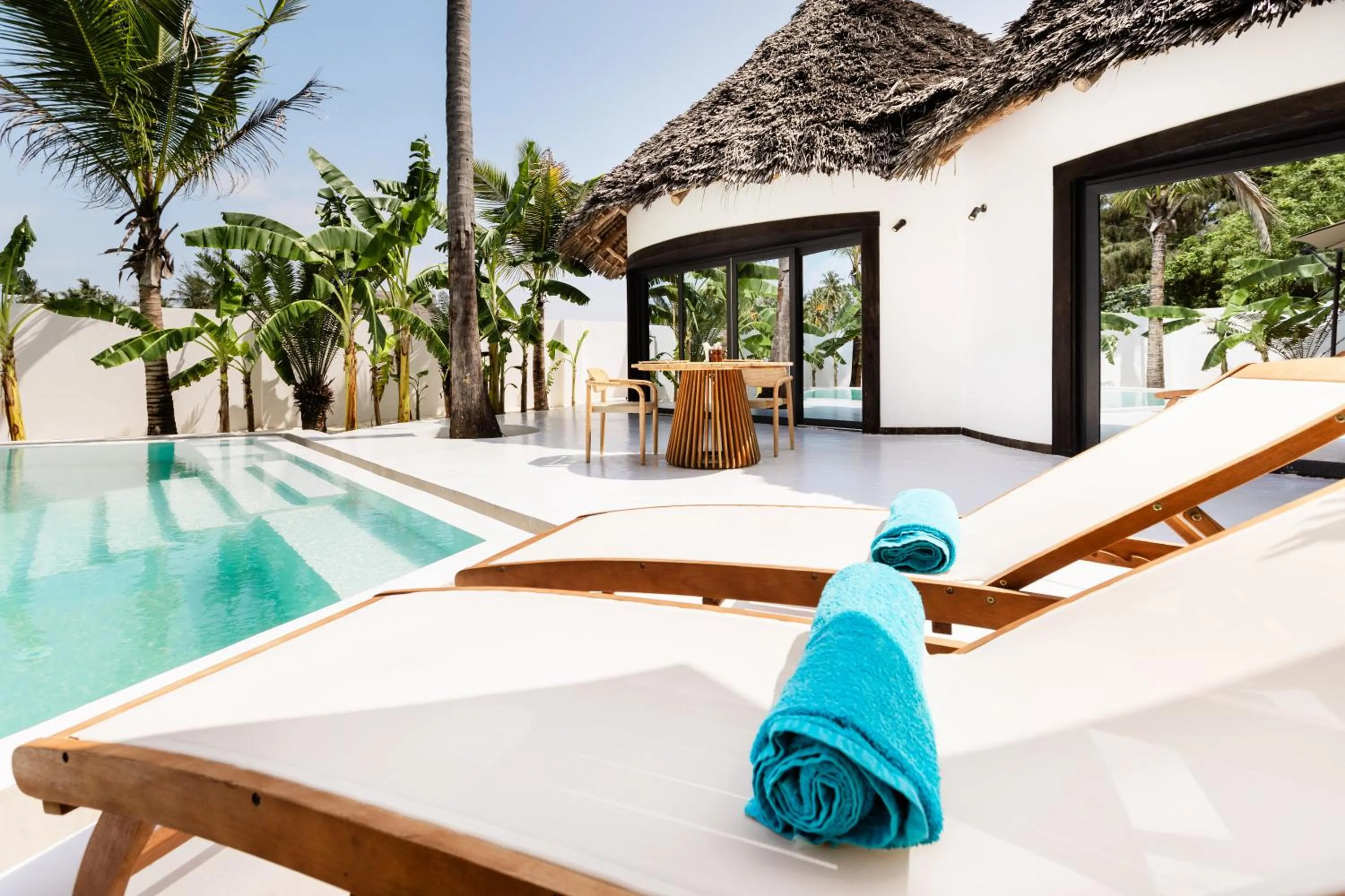 Pool view in Blue Moon Resort