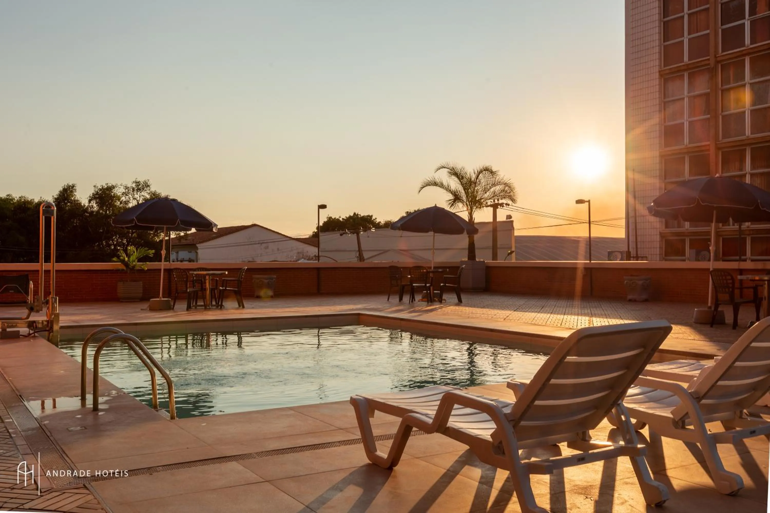 Pool view in Rede Andrade Luxor