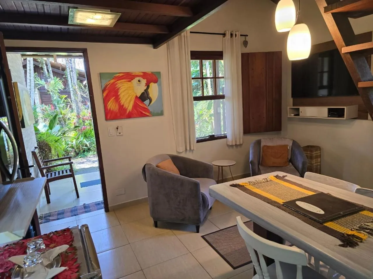 Living room in Eliconial Paraty Pousada