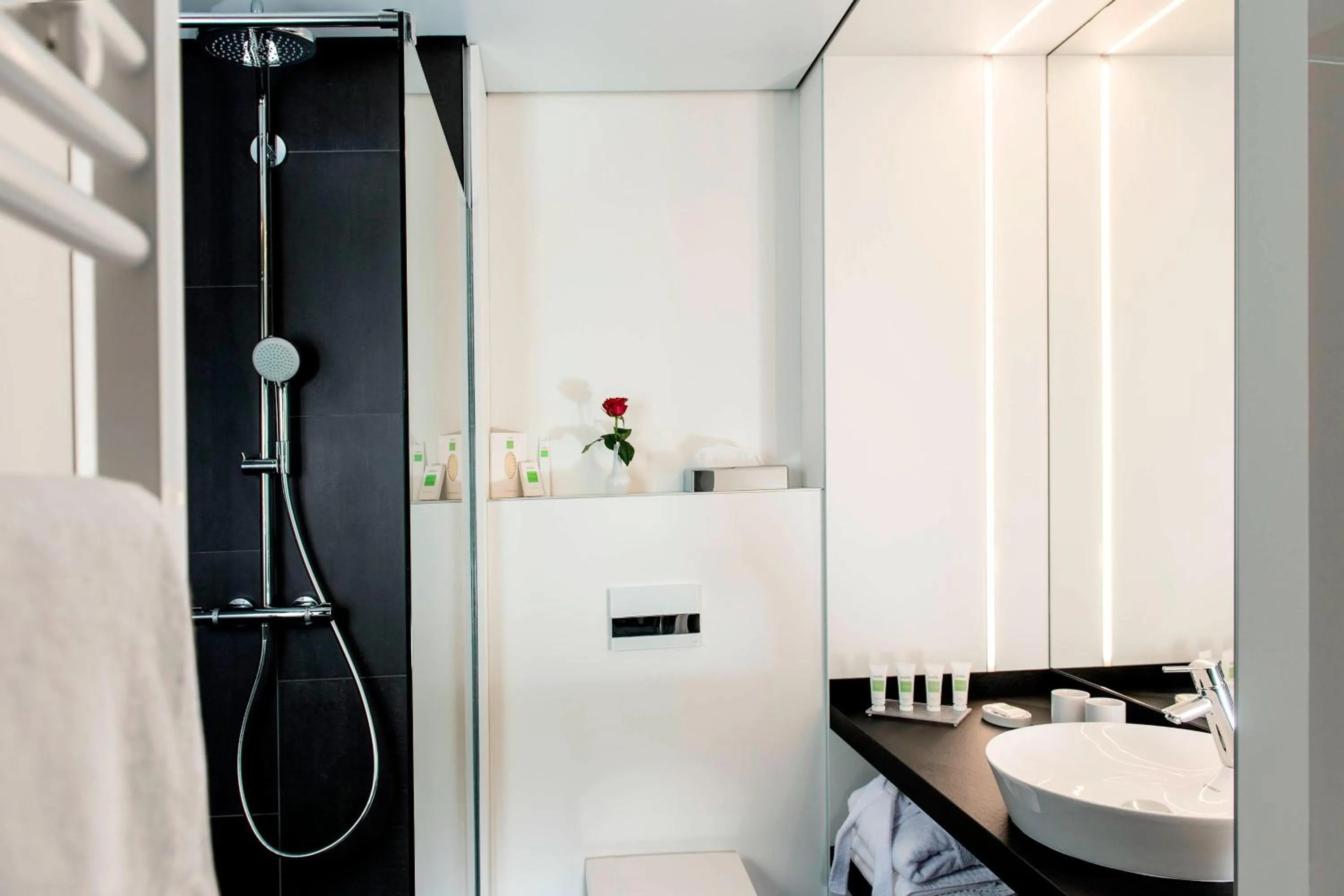 Bathroom in Airport Plaza Hotel Hamburg