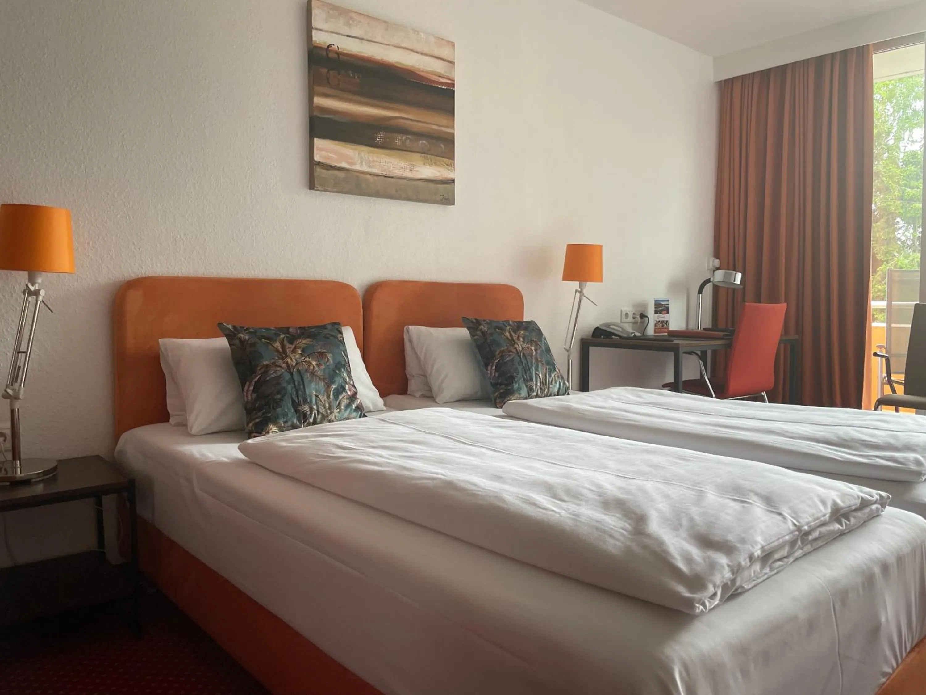 Bed in Hotel Unterfeldhaus