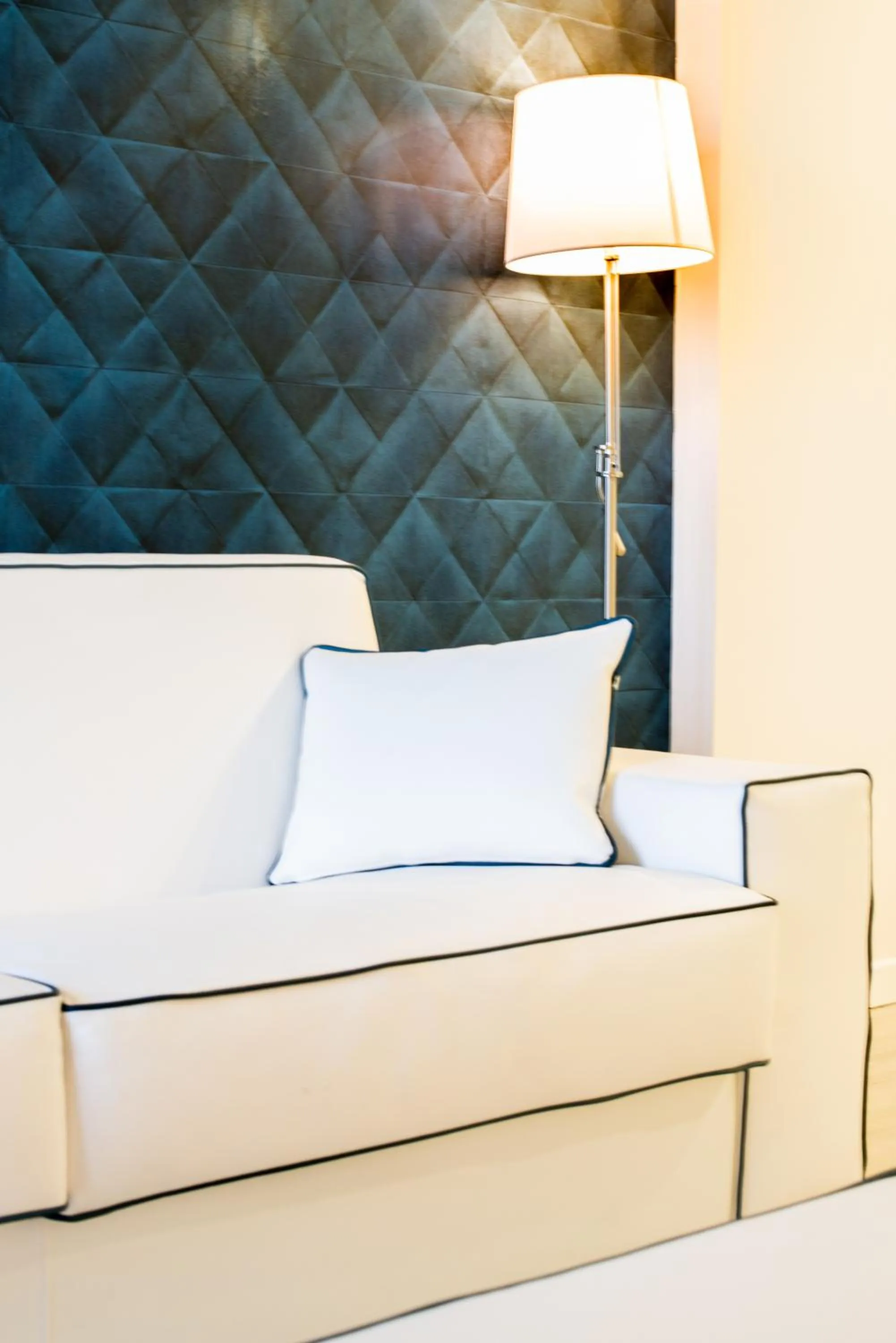 Seating area, Bed in Hotel Glis