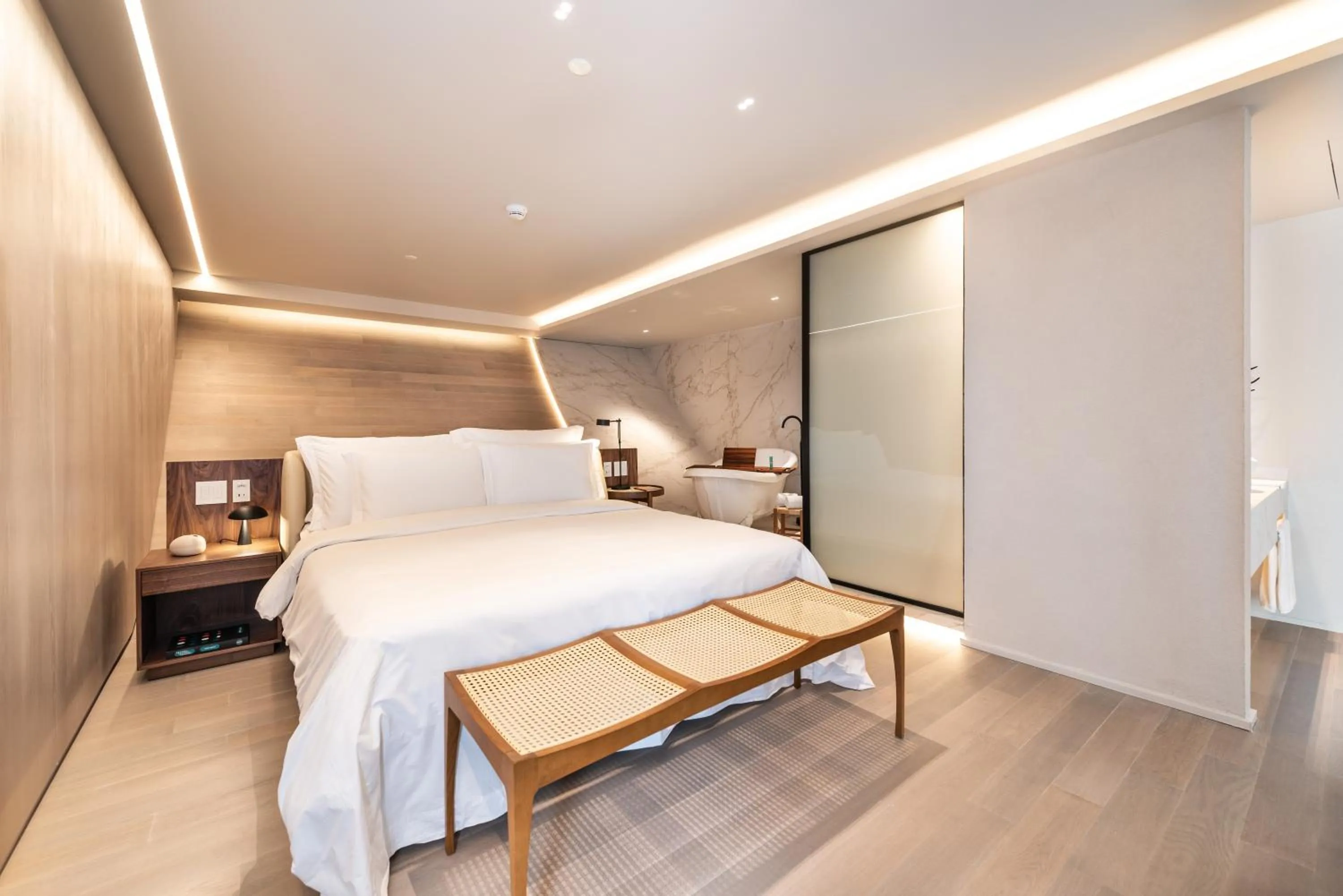 Bedroom, Bed in Hotel Unique