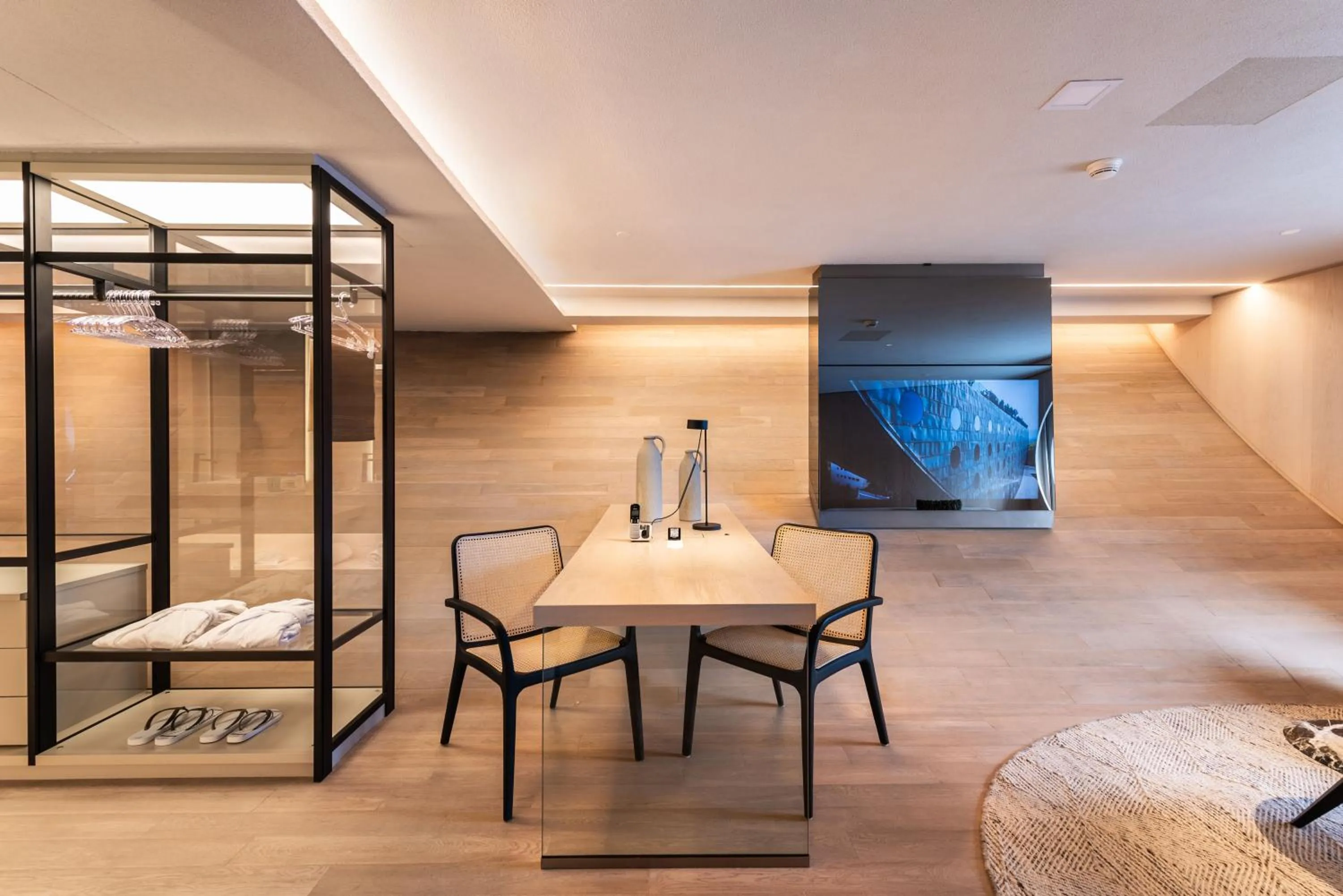 Seating area in Hotel Unique