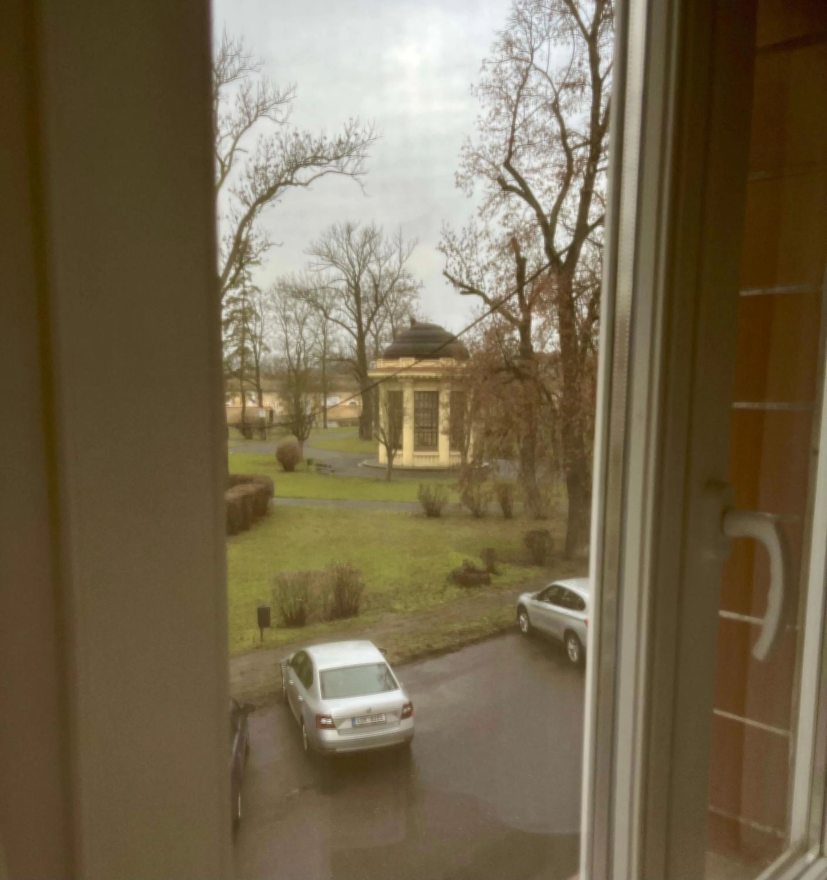 View (from property/room) in Parkhotel Terezín