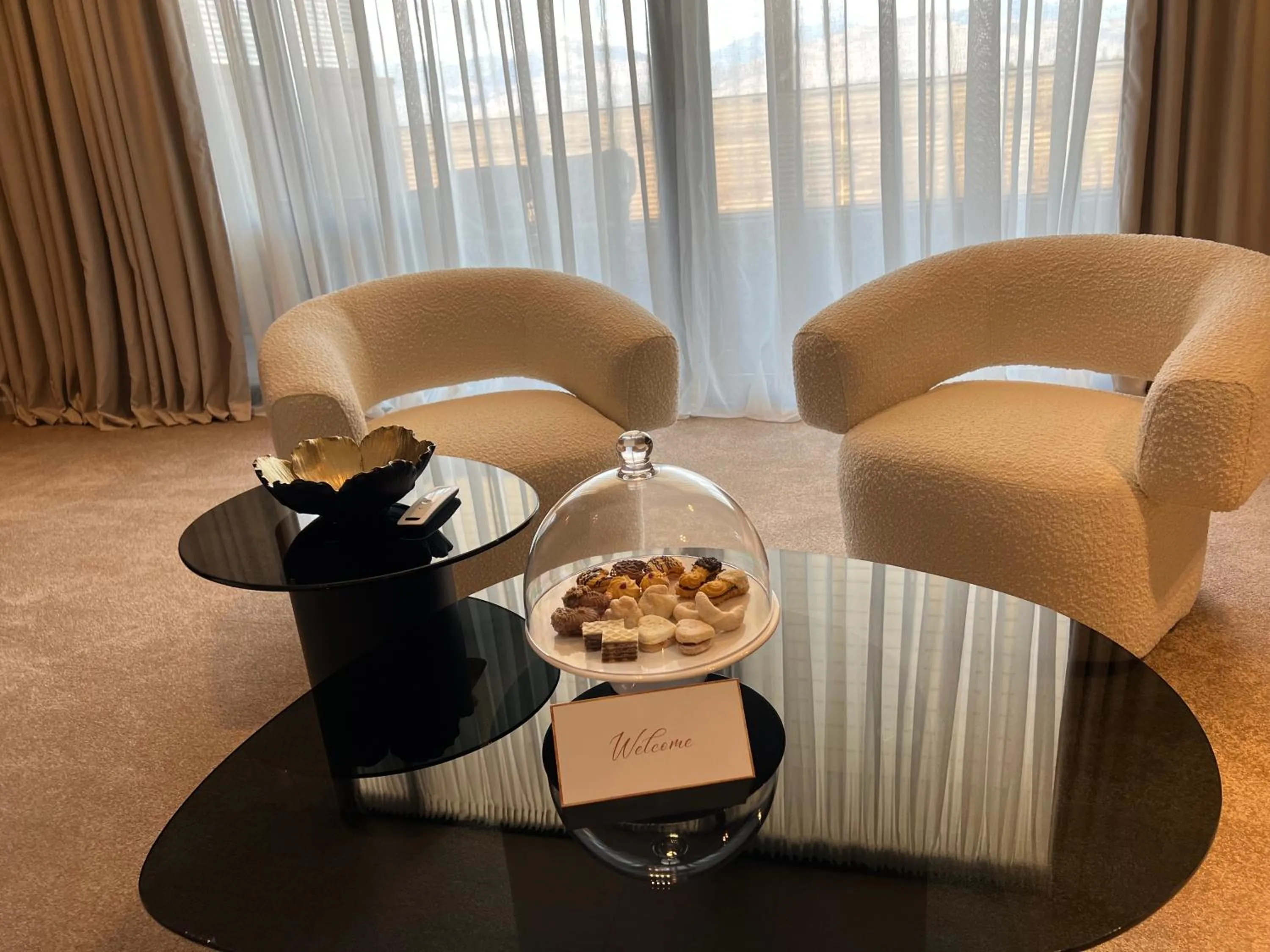 Living room in Hotel Aria