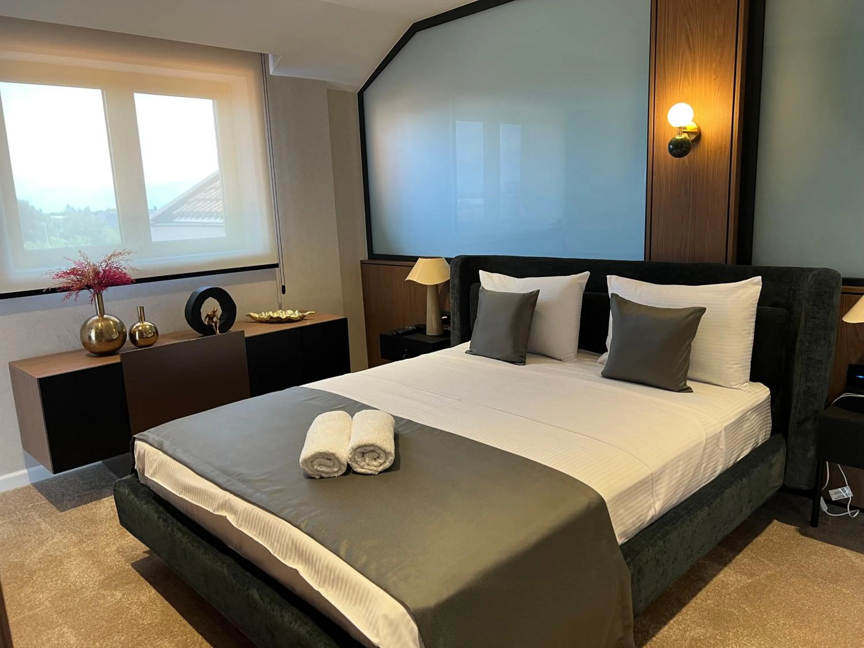 Bedroom, Bed in Hotel Aria