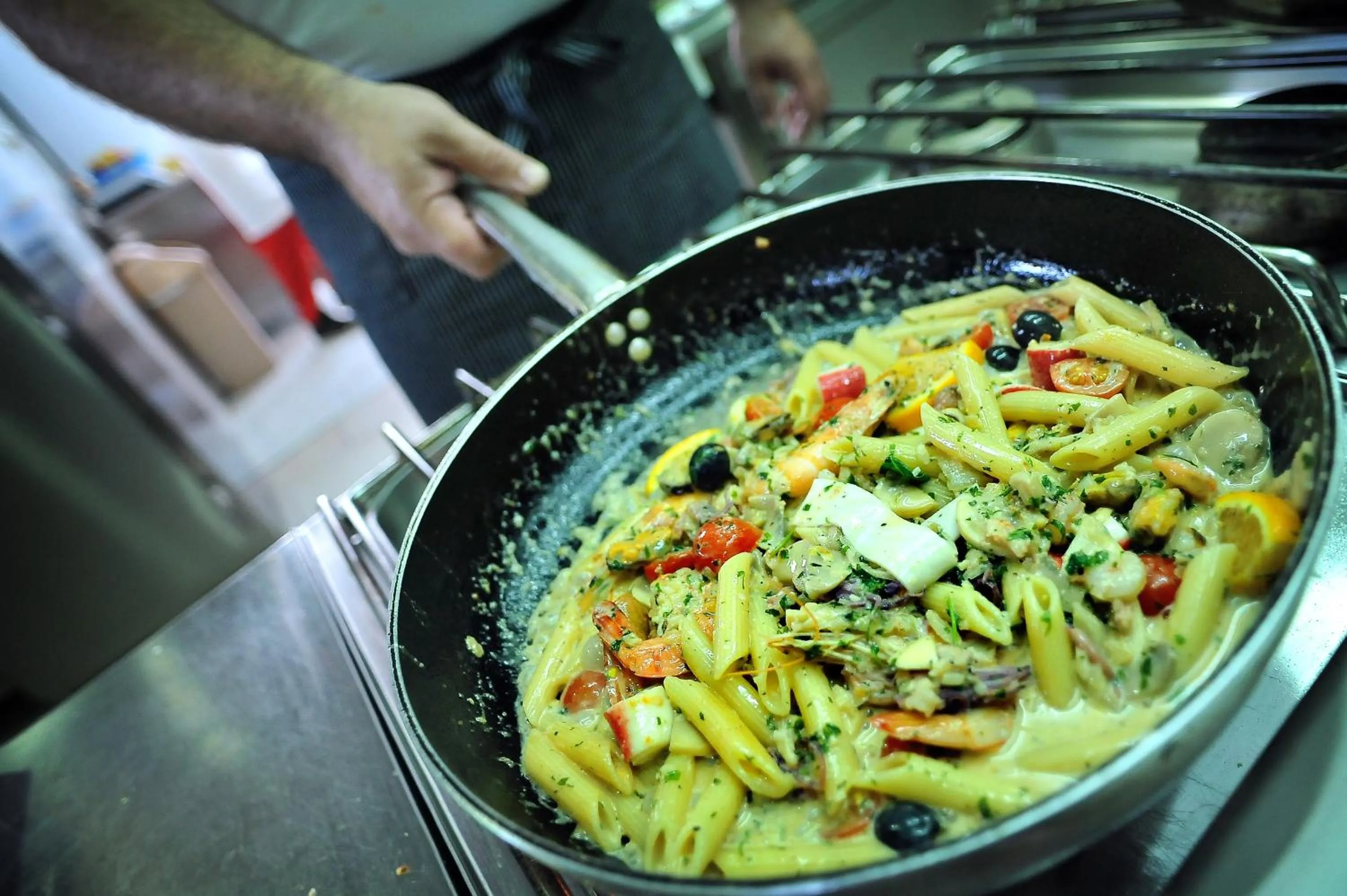 Food and drinks in Hotel Aria