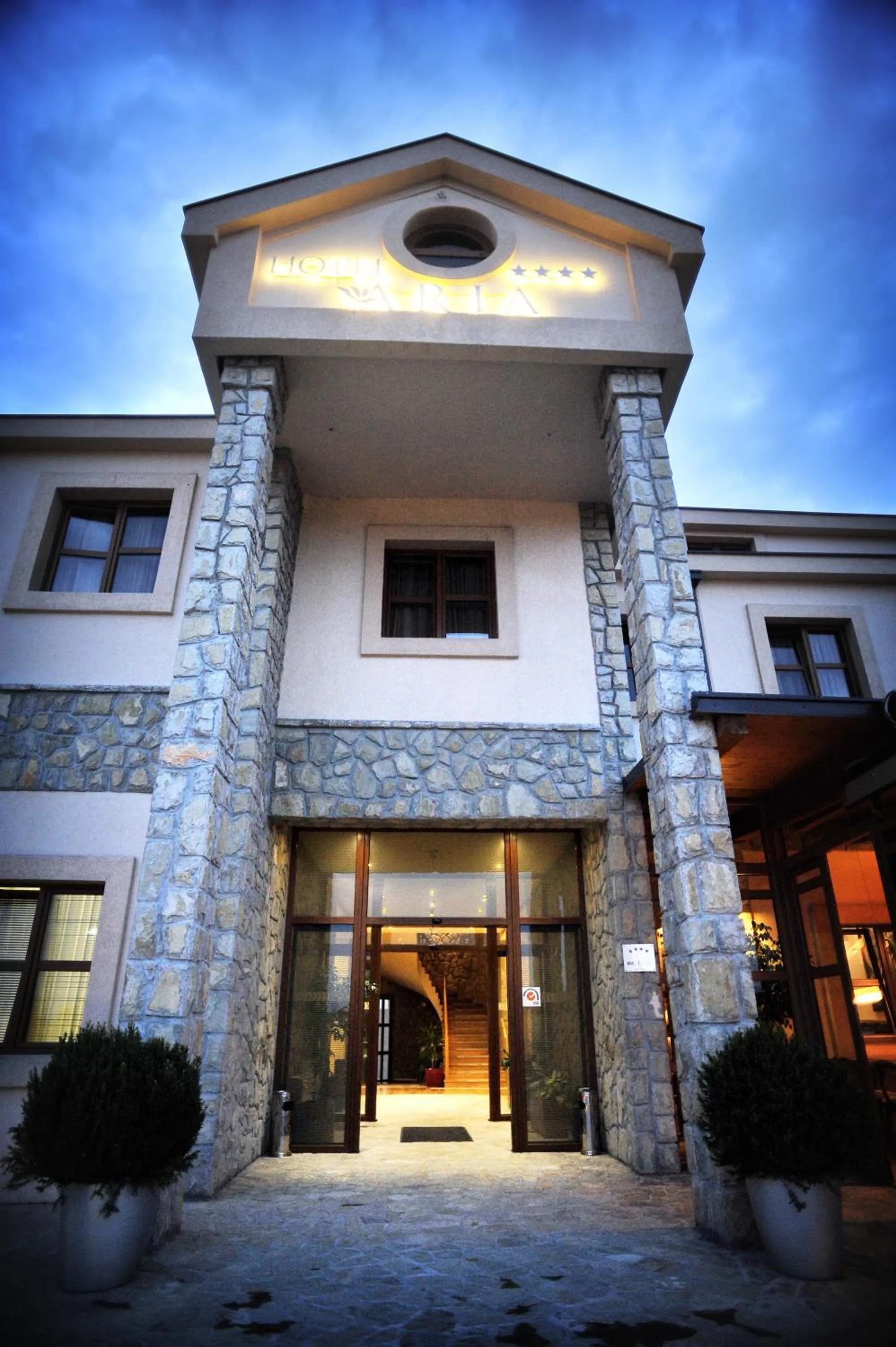 Facade/entrance in Hotel Aria