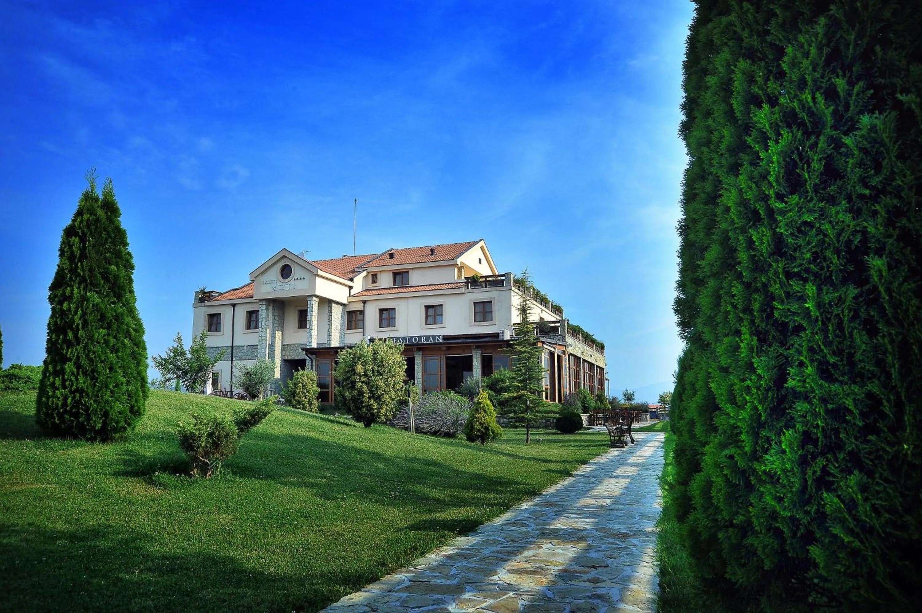 Facade/entrance in Hotel Aria