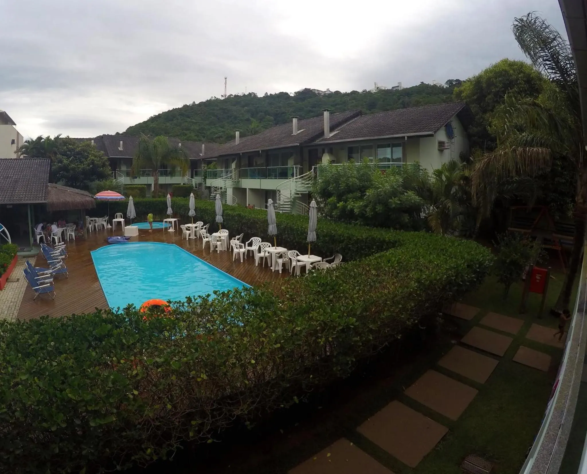 Pool view in Pousada Morada da Praia