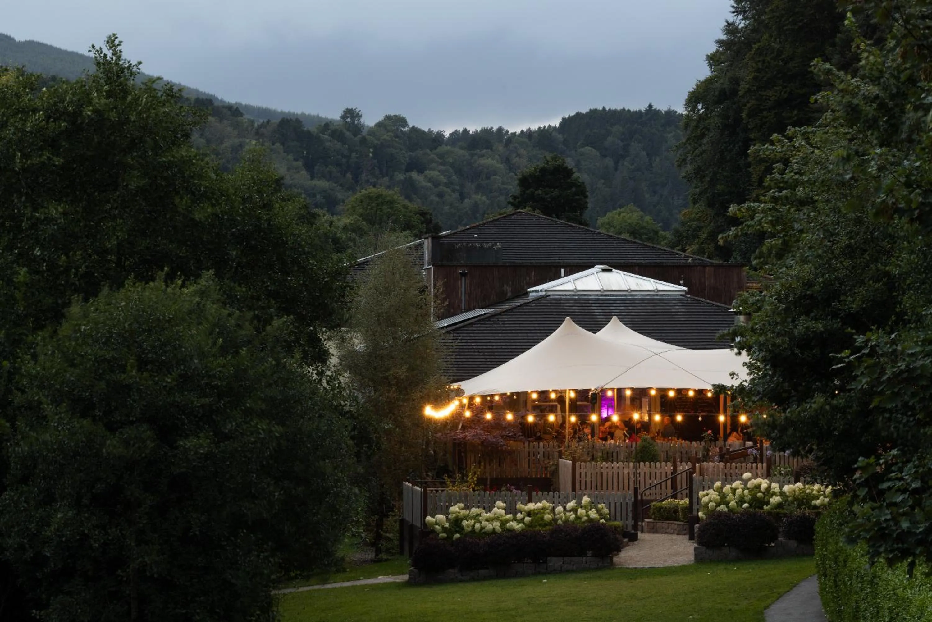 Restaurant/places to eat in The Lodge at Woodenbridge