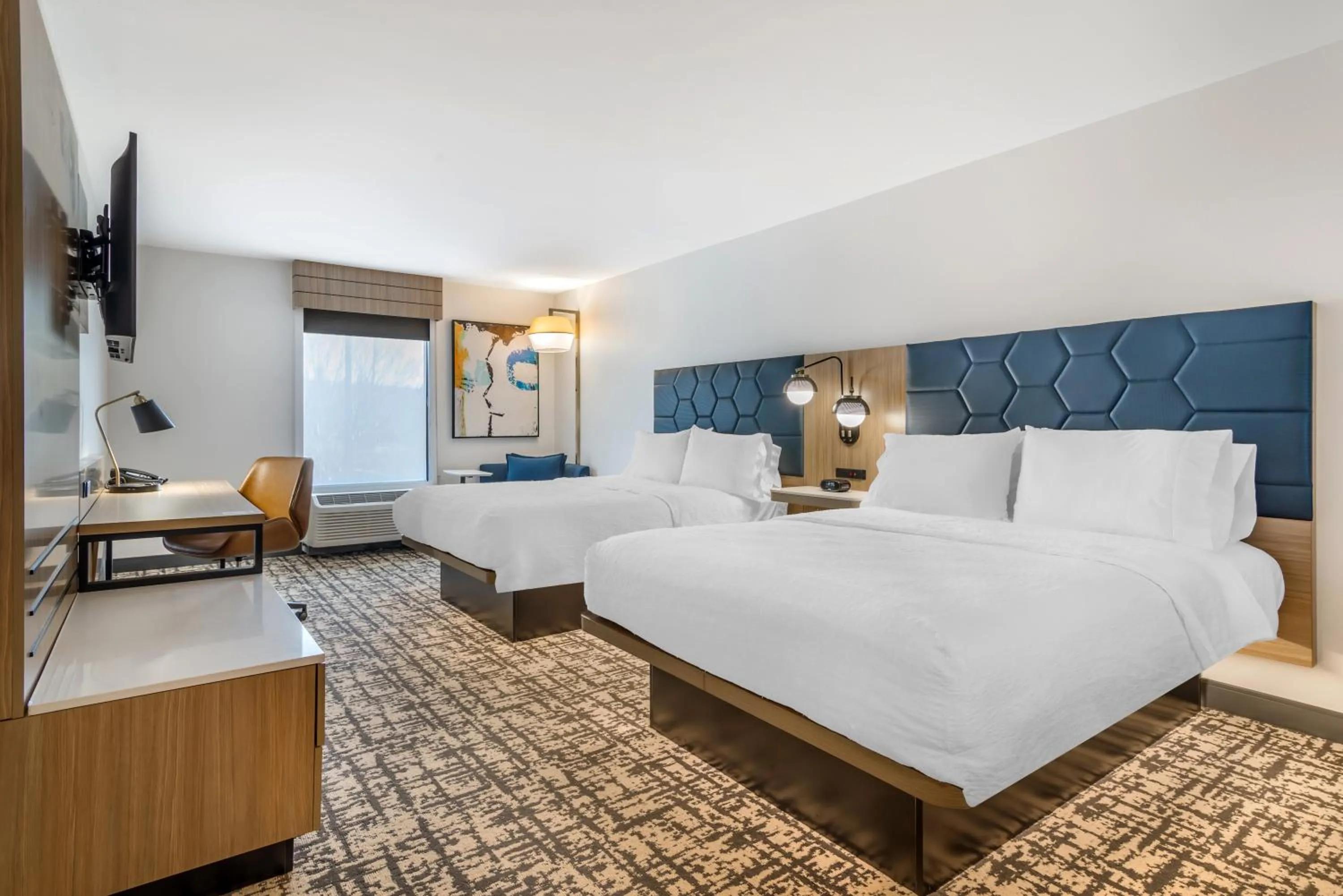 Bed in Hampton Inn Atlanta-Stockbridge