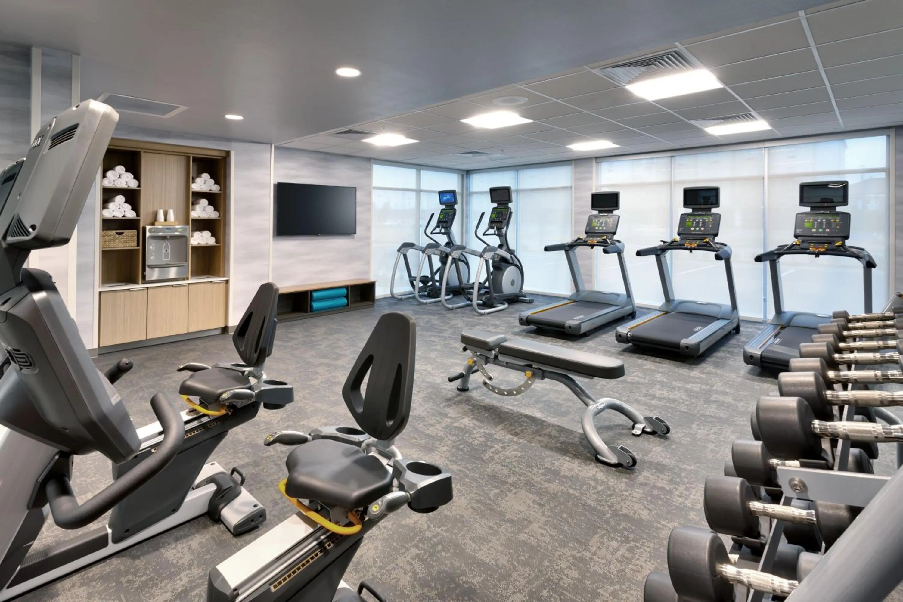 Fitness centre/facilities in Fairfield Inn & Suites by Marriott Fort Smith