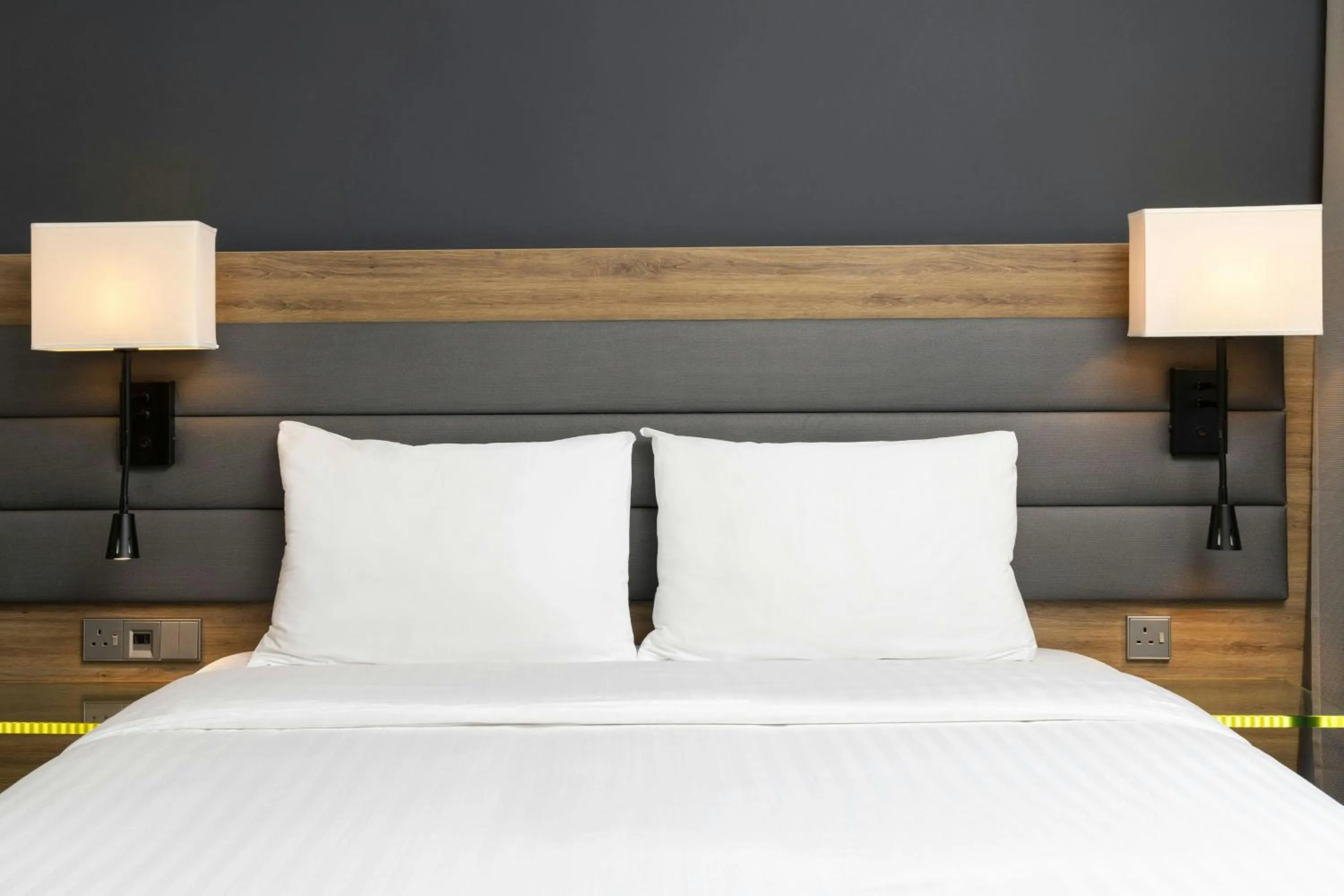 Photo of the whole room, Bed in Moxy London Heathrow Airport