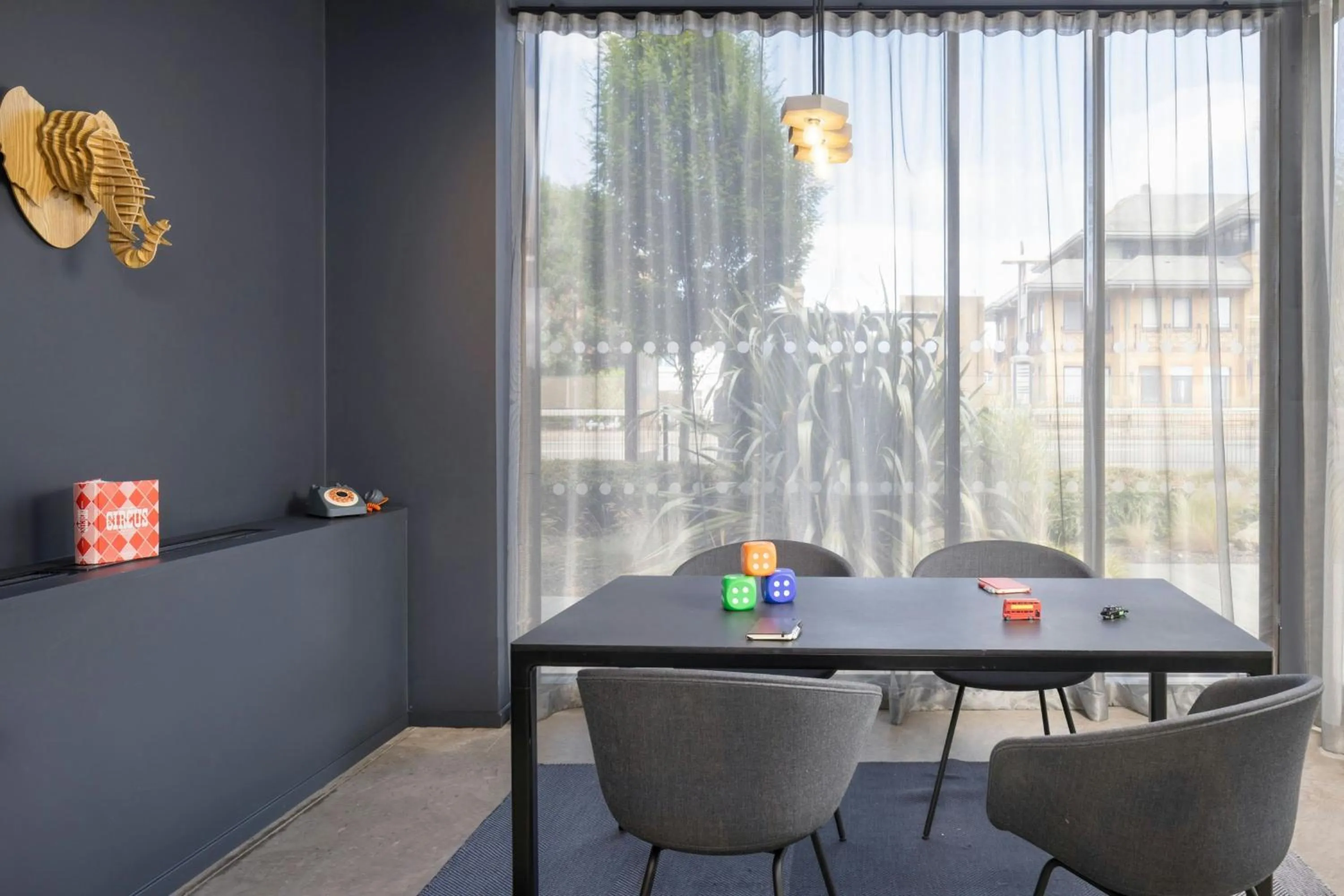 Meeting/conference room in Moxy London Heathrow Airport