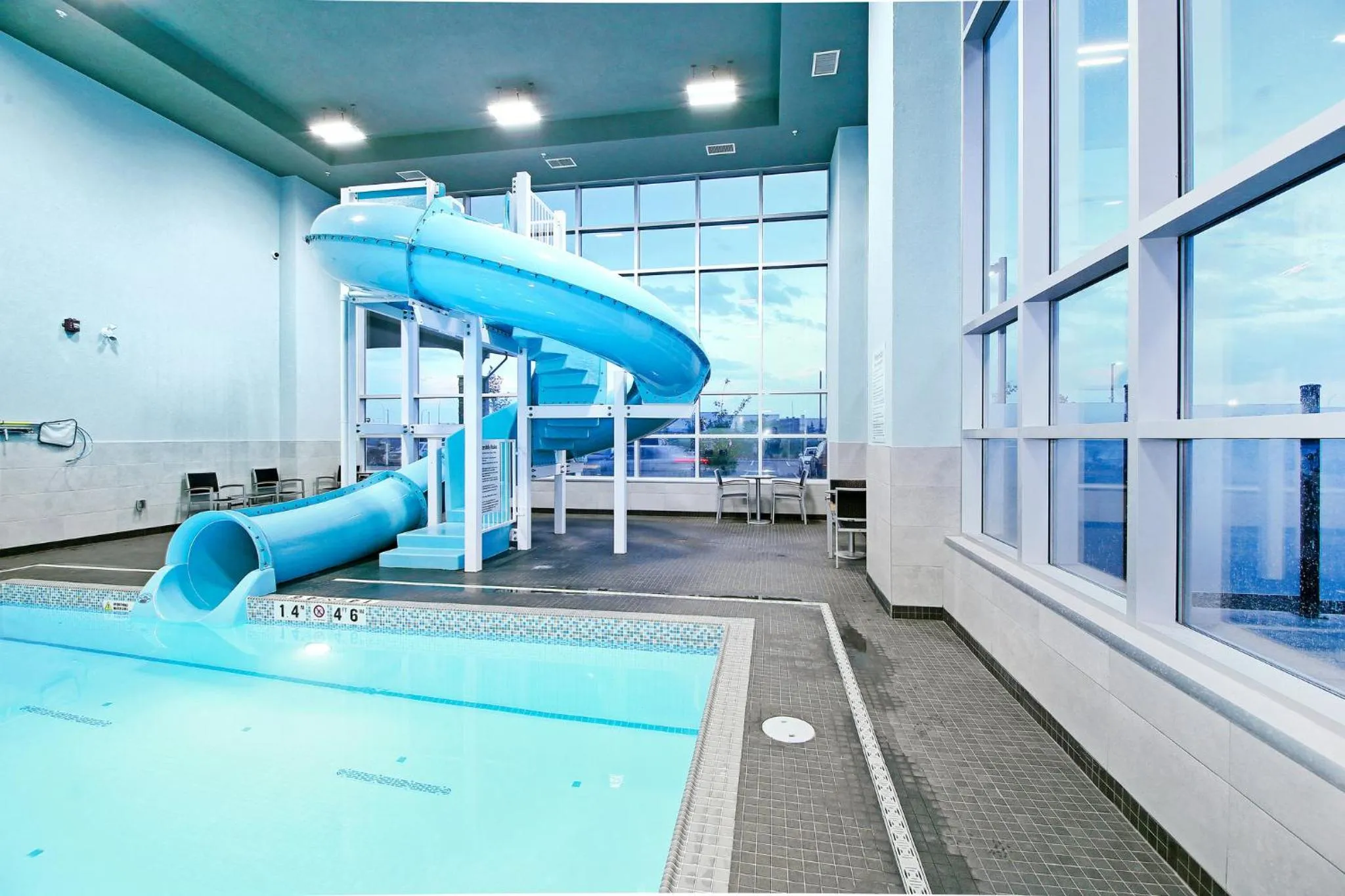 Swimming pool in Holiday Inn Hotel & Suites - Calgary Airport North by IHG