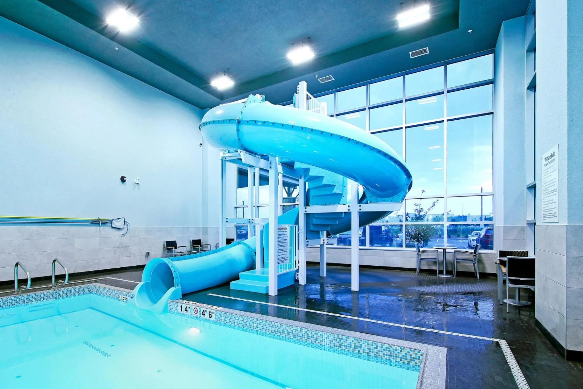 Swimming pool in Holiday Inn Hotel & Suites - Calgary Airport North by IHG