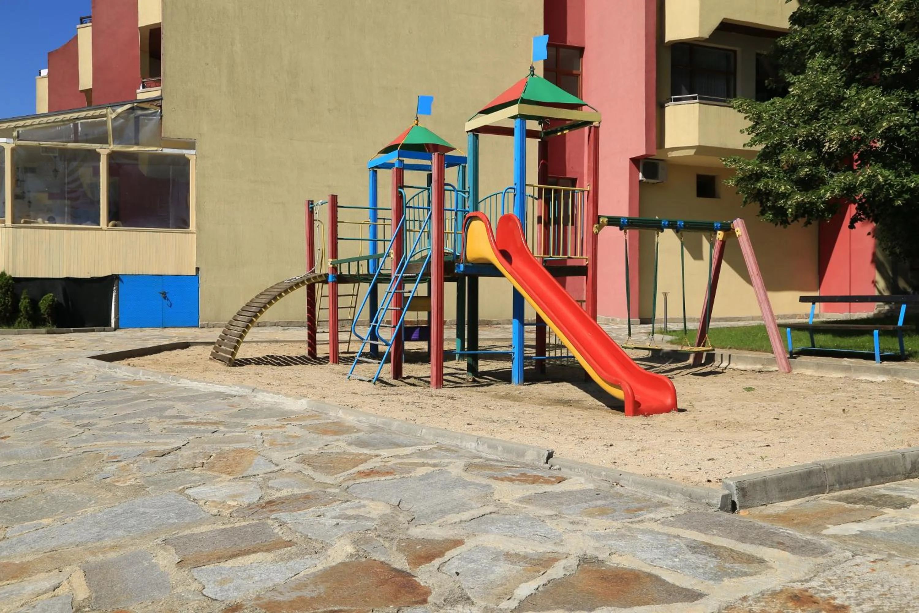 Children play ground in Perla Sun Beach Hotel - All Inclusive