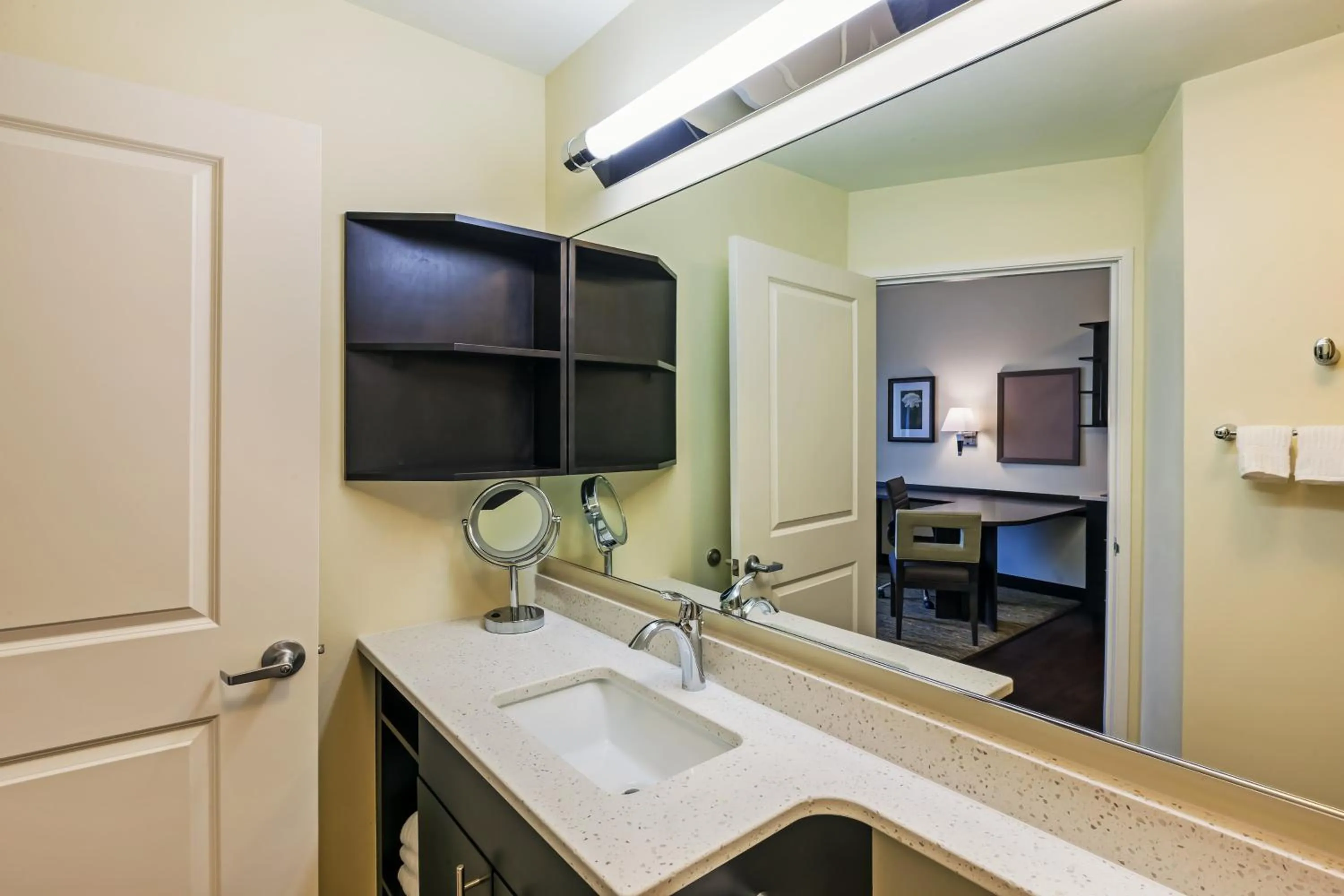 Bathroom in Candlewood Suites Lenexa - Overland Park Area by IHG