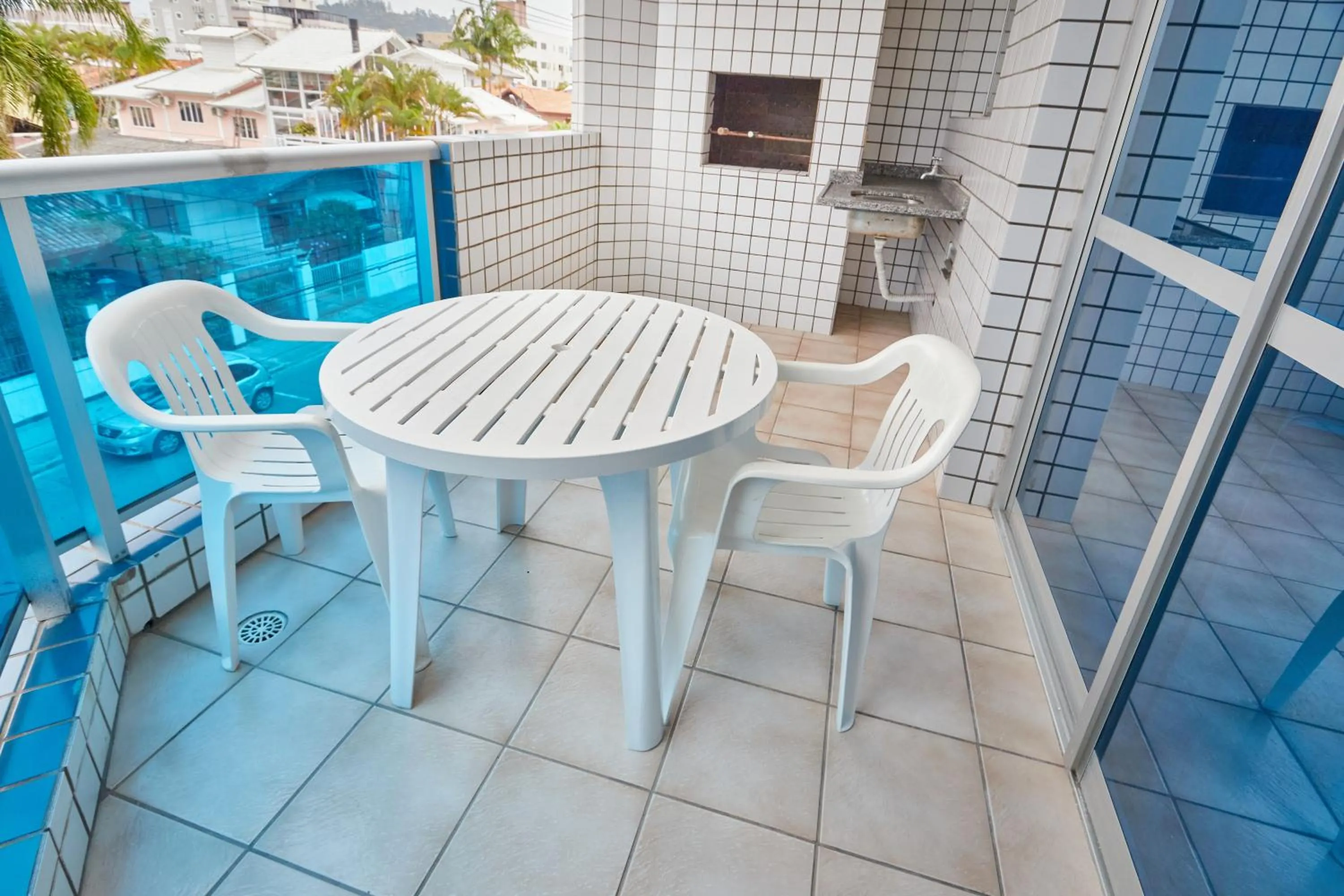 BBQ facilities in Monte Libano Apart Hotel