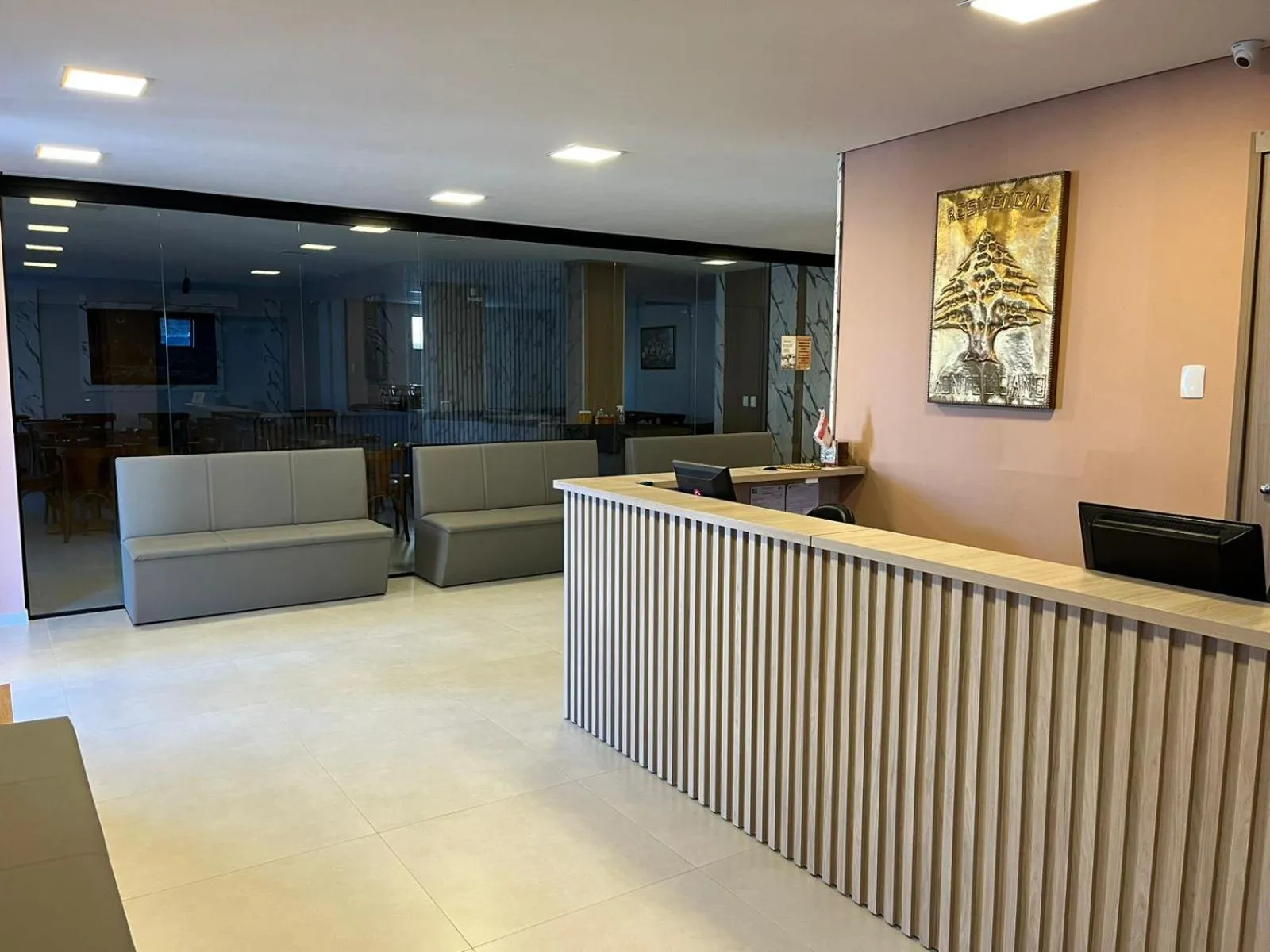 Lobby or reception in Monte Libano Apart Hotel