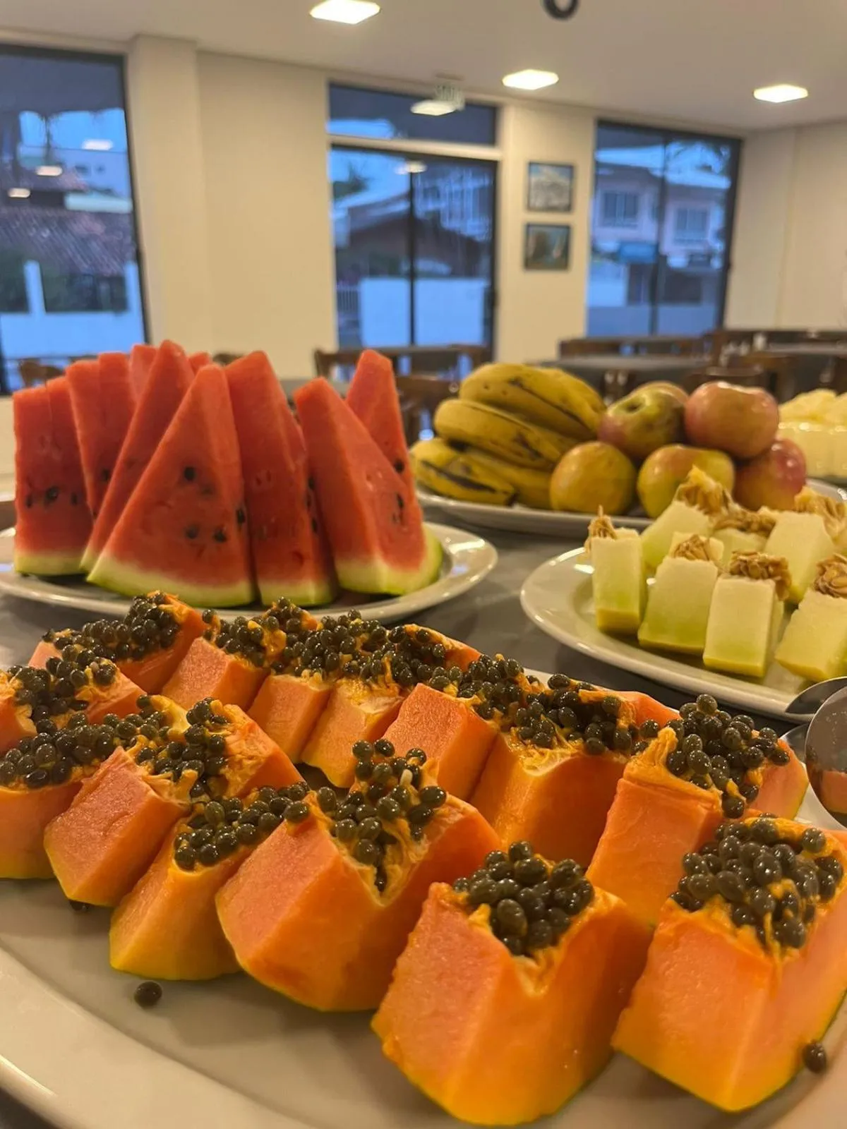 Buffet breakfast in Monte Libano Apart Hotel