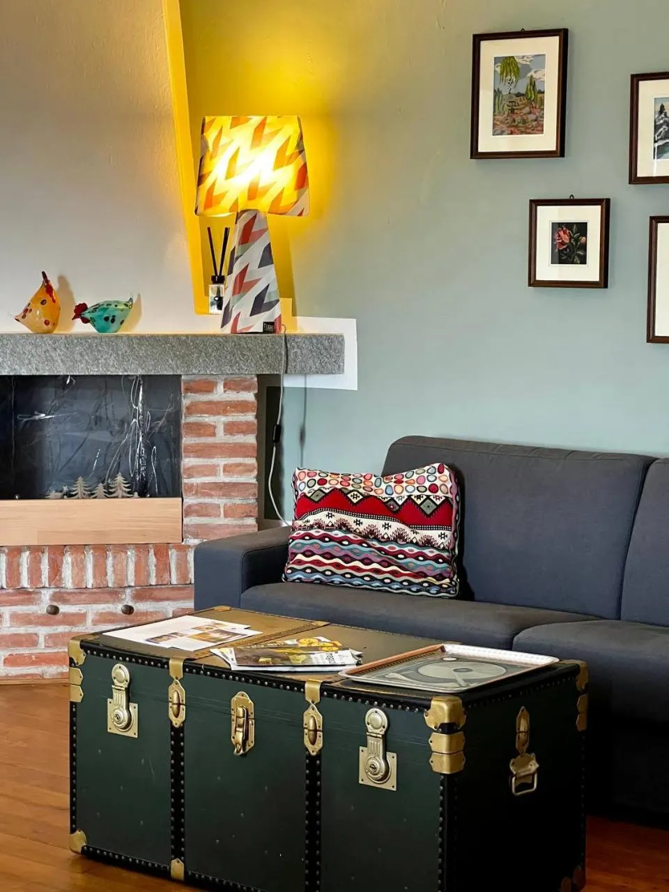Living room in Cascina Gazzeri Country House