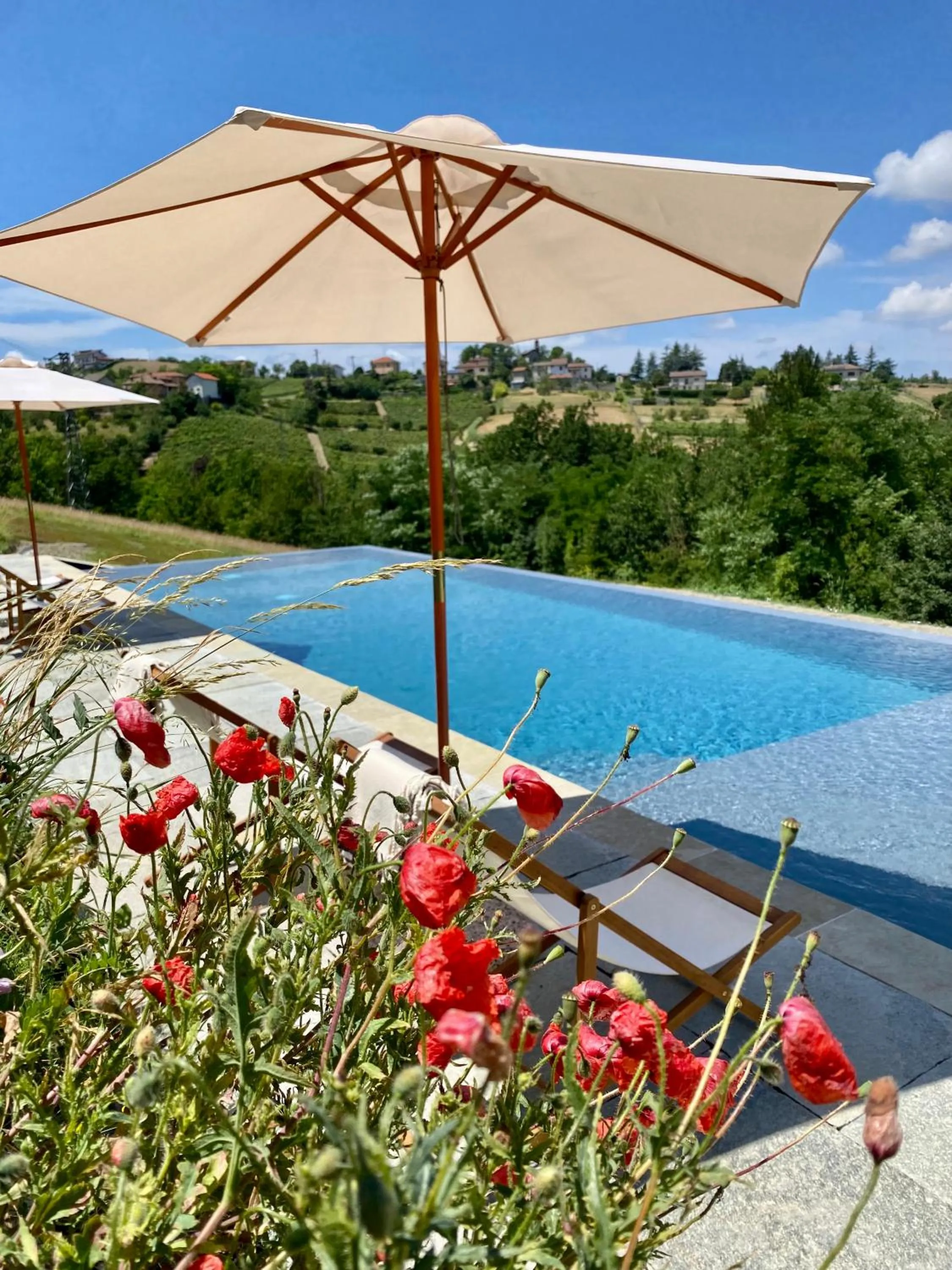 Swimming pool in Cascina Gazzeri Country House