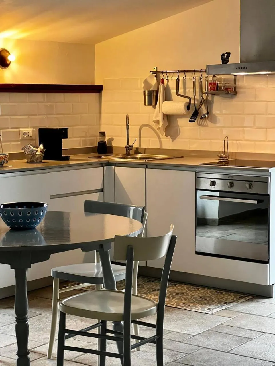 Dining area in Cascina Gazzeri Country House