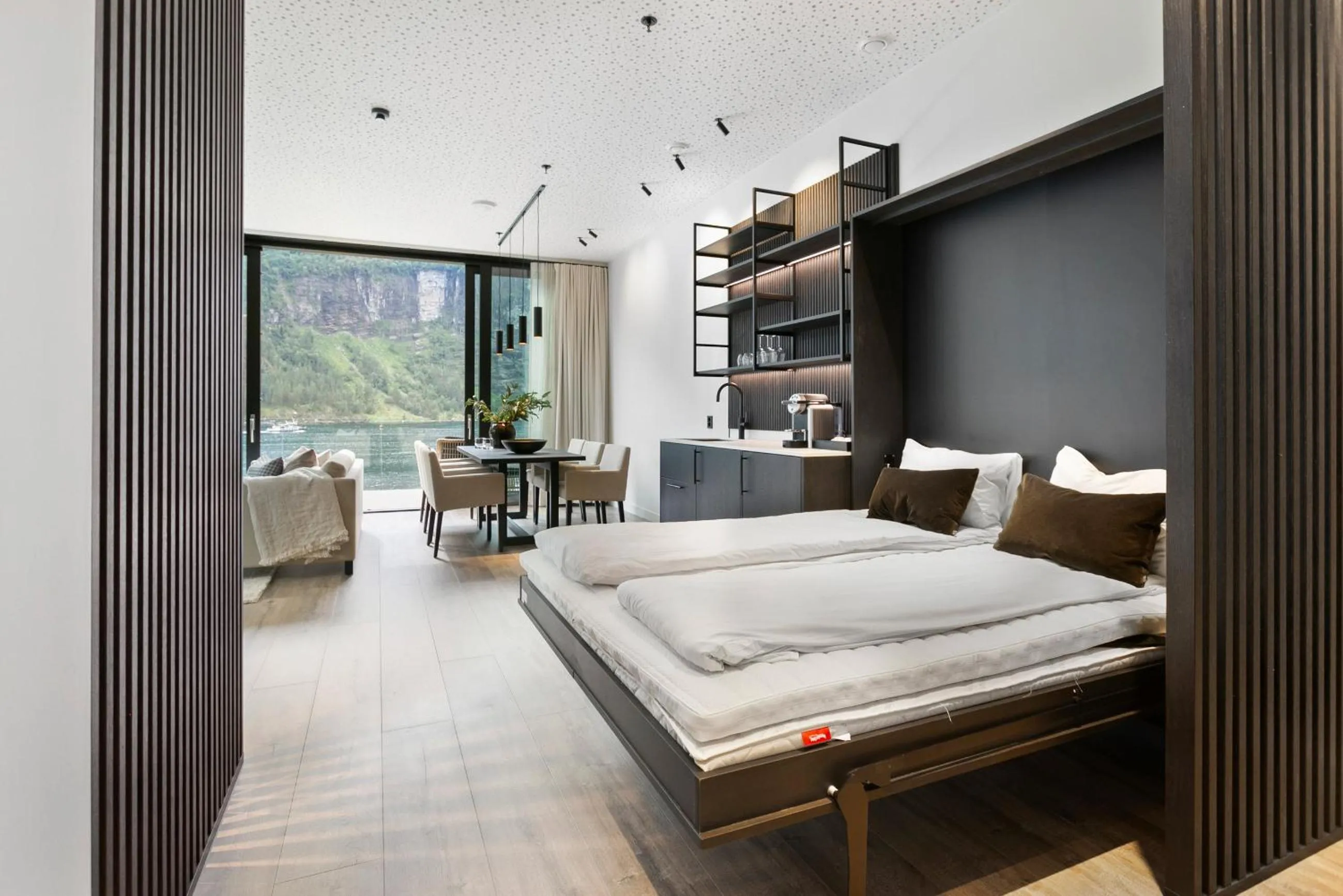 Bed in Grande Fjord Hotel